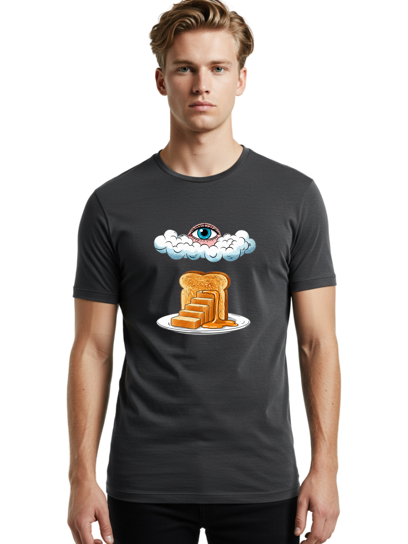 Eye-In-The-Clouds Men'S Graphic Tee, 100% Cotton, Comfortable Casual Summer Wear, Machine Washable, Vintage Camera, Old Camera, Antique Camera, Black Camera, Classic Photography, Photography Equipment, Nostalgic Device, Film Camera, Camera Art Bam386