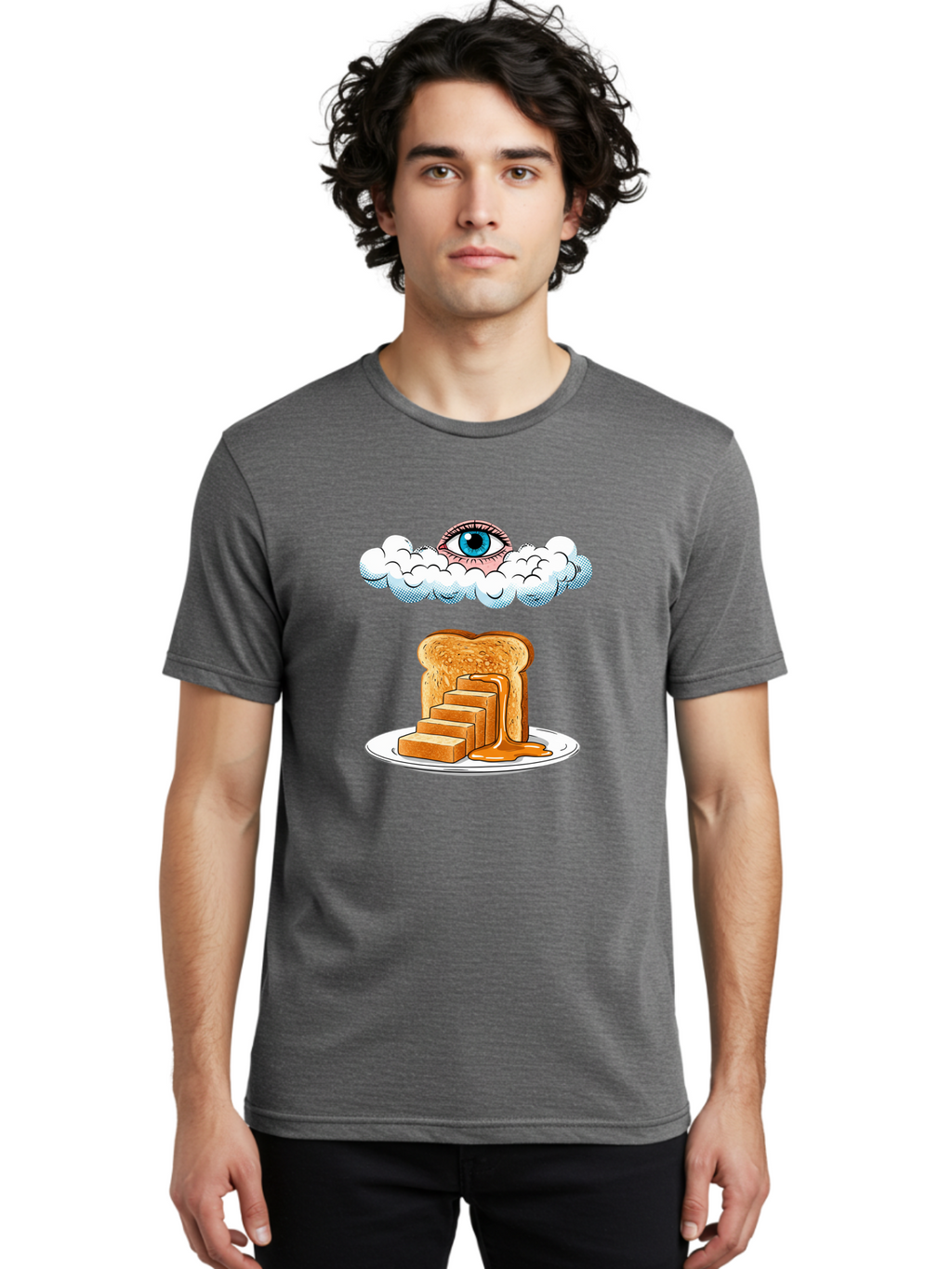 Eye-In-The-Clouds Men'S Graphic Tee, 100% Cotton, Comfortable Casual Summer Wear, Machine Washable, Vintage Camera, Old Camera, Antique Camera, Black Camera, Classic Photography, Photography Equipment, Nostalgic Device, Film Camera, Camera Art Bam386