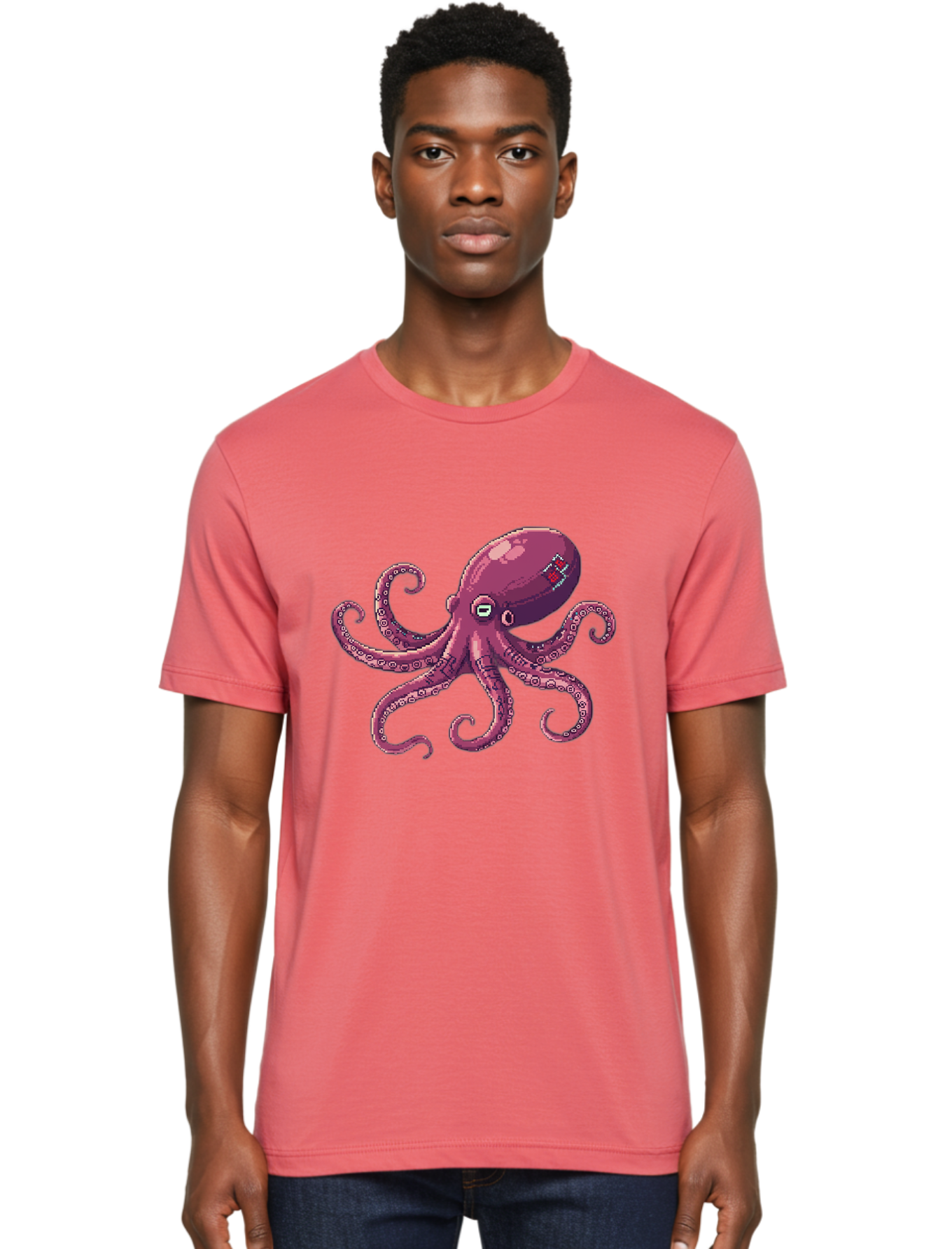 Fabled-Octopus Men'S Graphic Tee, 100% Cotton, Comfortable Casual Summer Wear, Machine Washable, Vintage Camera, Old Camera, Antique Camera, Black Camera, Classic Photography, Photography Equipment, Nostalgic Device, Film Camera, Camera Art Bam387