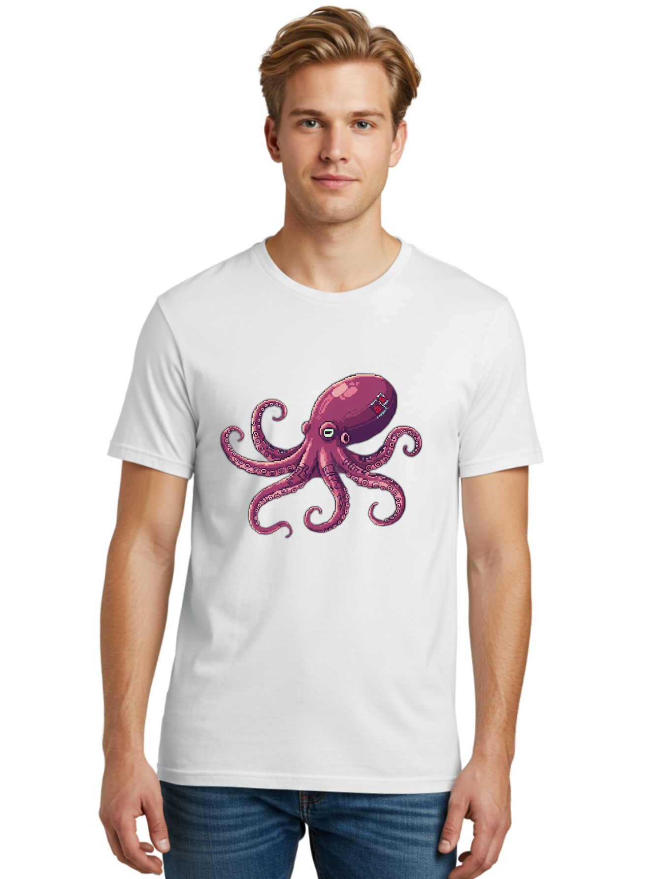 Fabled-Octopus Men'S Graphic Tee, 100% Cotton, Comfortable Casual Summer Wear, Machine Washable, Vintage Camera, Old Camera, Antique Camera, Black Camera, Classic Photography, Photography Equipment, Nostalgic Device, Film Camera, Camera Art Bam387