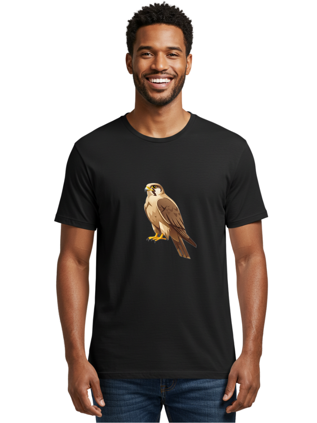Falcon Men'S Graphic Tee, 100% Cotton, Comfortable Casual Summer Wear, Machine Washable, Vintage Camera, Old Camera, Antique Camera, Black Camera, Classic Photography, Photography Equipment, Nostalgic Device, Film Camera, Camera Art Bam389
