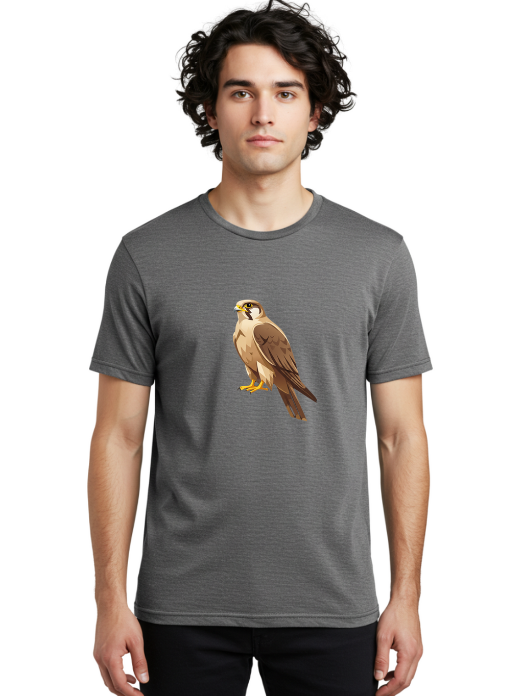 Falcon Men'S Graphic Tee, 100% Cotton, Comfortable Casual Summer Wear, Machine Washable, Vintage Camera, Old Camera, Antique Camera, Black Camera, Classic Photography, Photography Equipment, Nostalgic Device, Film Camera, Camera Art Bam389