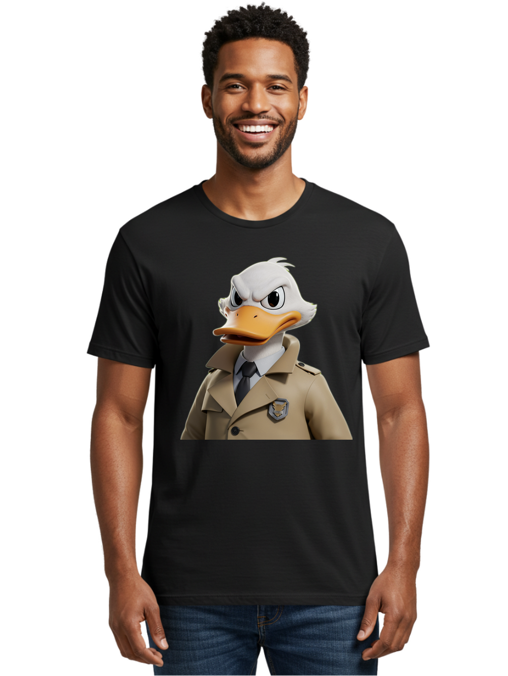 Fbi-Duck Men'S Graphic Tee, 100% Cotton, Comfortable Casual Summer Wear, Machine Washable, Vintage Camera, Old Camera, Antique Camera, Black Camera, Classic Photography, Photography Equipment, Nostalgic Device, Film Camera, Camera Art Bam392
