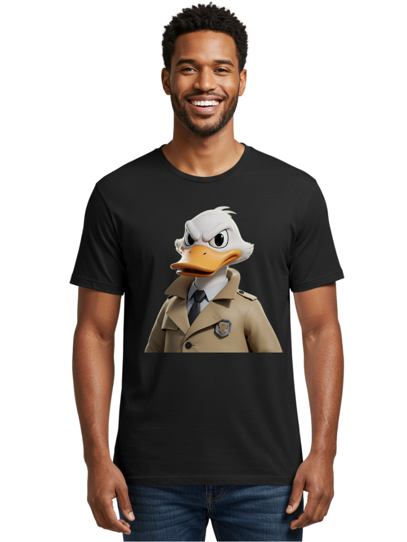 Fbi-Duck Men'S Graphic Tee, 100% Cotton, Comfortable Casual Summer Wear, Machine Washable, Vintage Camera, Old Camera, Antique Camera, Black Camera, Classic Photography, Photography Equipment, Nostalgic Device, Film Camera, Camera Art Bam392