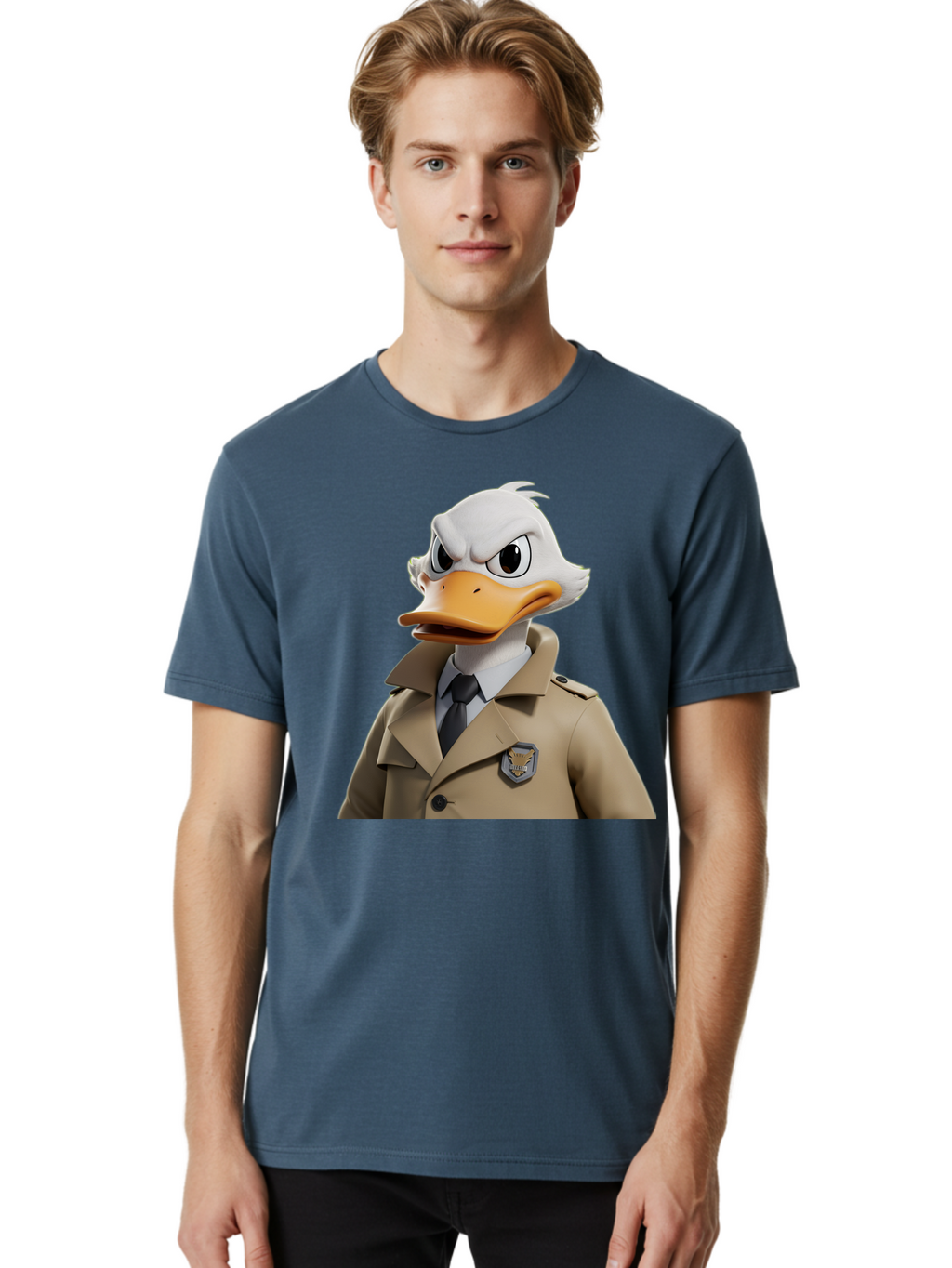 Fbi-Duck Men'S Graphic Tee, 100% Cotton, Comfortable Casual Summer Wear, Machine Washable, Vintage Camera, Old Camera, Antique Camera, Black Camera, Classic Photography, Photography Equipment, Nostalgic Device, Film Camera, Camera Art Bam392
