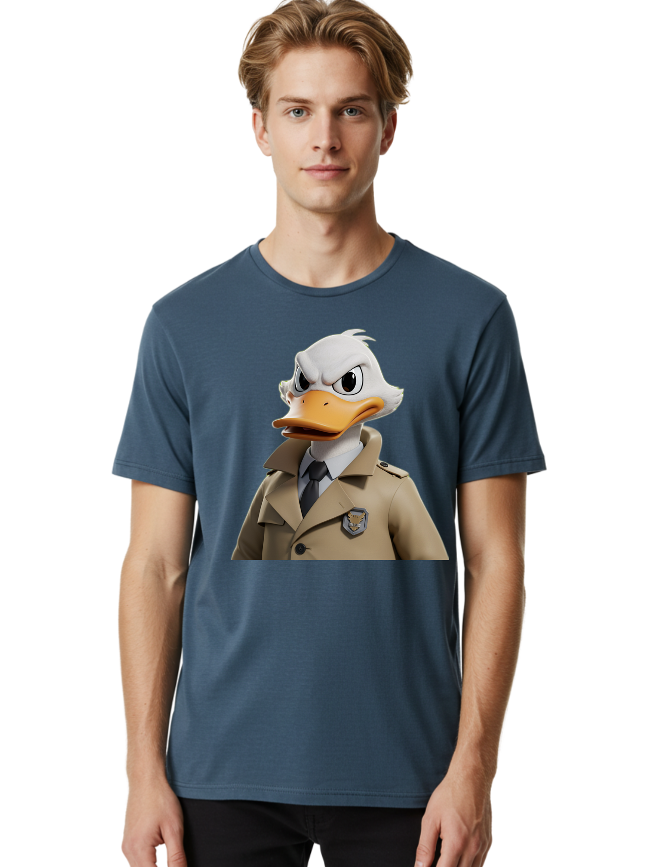 Fbi-Duck Men'S Graphic Tee, 100% Cotton, Comfortable Casual Summer Wear, Machine Washable, Vintage Camera, Old Camera, Antique Camera, Black Camera, Classic Photography, Photography Equipment, Nostalgic Device, Film Camera, Camera Art Bam392