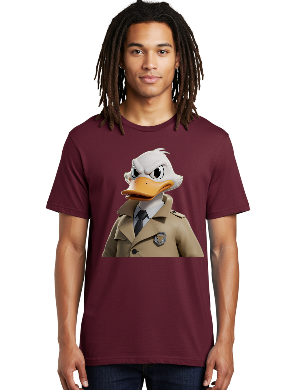 Fbi-Duck Men'S Graphic Tee, 100% Cotton, Comfortable Casual Summer Wear, Machine Washable, Vintage Camera, Old Camera, Antique Camera, Black Camera, Classic Photography, Photography Equipment, Nostalgic Device, Film Camera, Camera Art Bam392