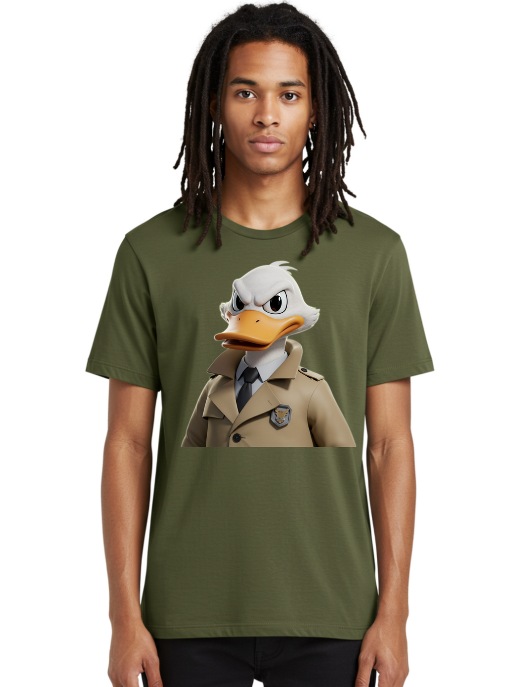 Fbi-Duck Men'S Graphic Tee, 100% Cotton, Comfortable Casual Summer Wear, Machine Washable, Vintage Camera, Old Camera, Antique Camera, Black Camera, Classic Photography, Photography Equipment, Nostalgic Device, Film Camera, Camera Art Bam392