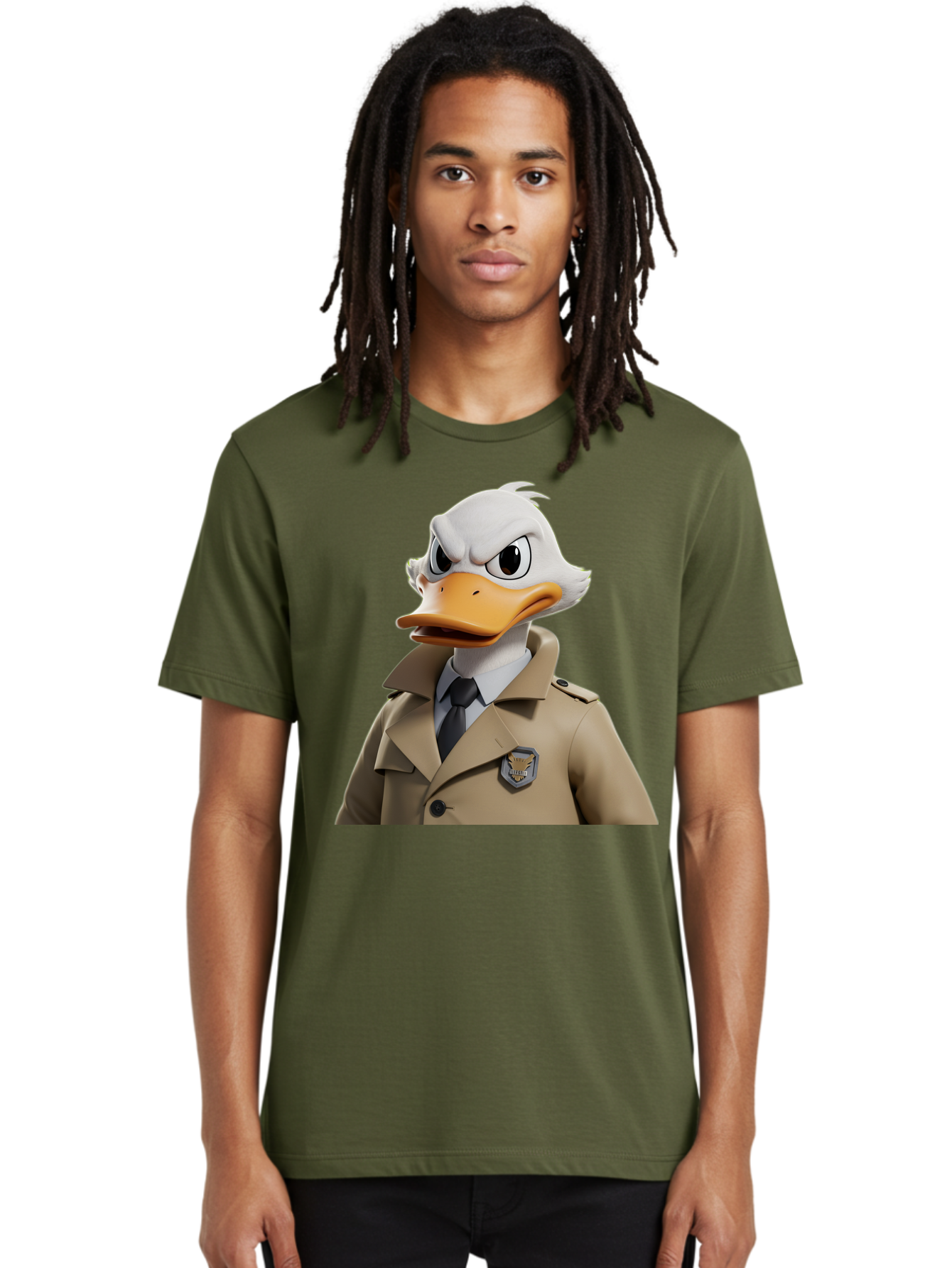 Fbi-Duck Men'S Graphic Tee, 100% Cotton, Comfortable Casual Summer Wear, Machine Washable, Vintage Camera, Old Camera, Antique Camera, Black Camera, Classic Photography, Photography Equipment, Nostalgic Device, Film Camera, Camera Art Bam392