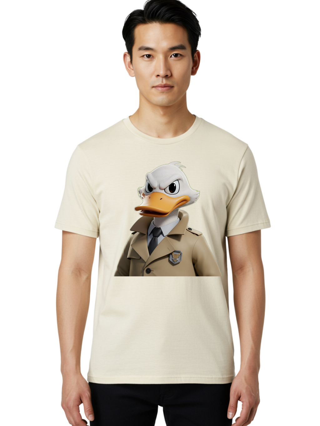 Fbi-Duck Men'S Graphic Tee, 100% Cotton, Comfortable Casual Summer Wear, Machine Washable, Vintage Camera, Old Camera, Antique Camera, Black Camera, Classic Photography, Photography Equipment, Nostalgic Device, Film Camera, Camera Art Bam392