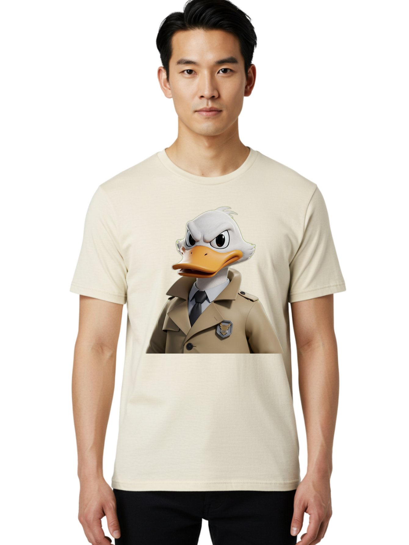 Fbi-Duck Men'S Graphic Tee, 100% Cotton, Comfortable Casual Summer Wear, Machine Washable, Vintage Camera, Old Camera, Antique Camera, Black Camera, Classic Photography, Photography Equipment, Nostalgic Device, Film Camera, Camera Art Bam392