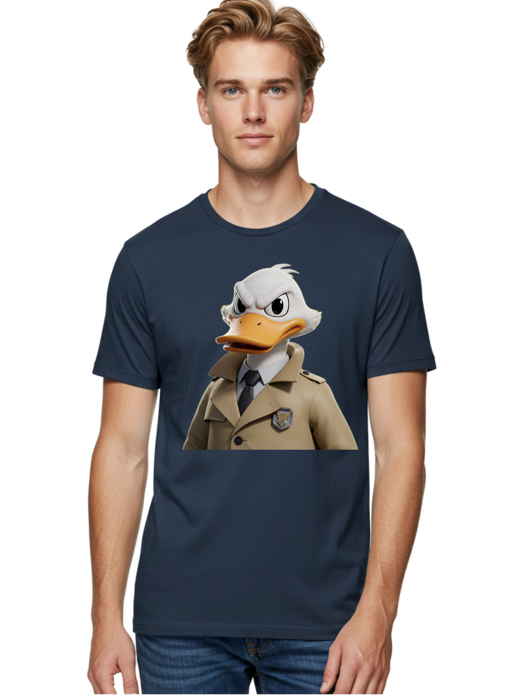 Fbi-Duck Men'S Graphic Tee, 100% Cotton, Comfortable Casual Summer Wear, Machine Washable, Vintage Camera, Old Camera, Antique Camera, Black Camera, Classic Photography, Photography Equipment, Nostalgic Device, Film Camera, Camera Art Bam392