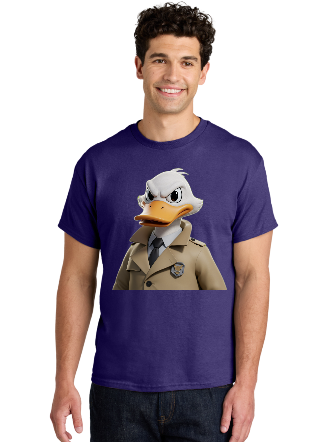 Fbi-Duck Men'S Graphic Tee, 100% Cotton, Comfortable Casual Summer Wear, Machine Washable, Vintage Camera, Old Camera, Antique Camera, Black Camera, Classic Photography, Photography Equipment, Nostalgic Device, Film Camera, Camera Art Bam392