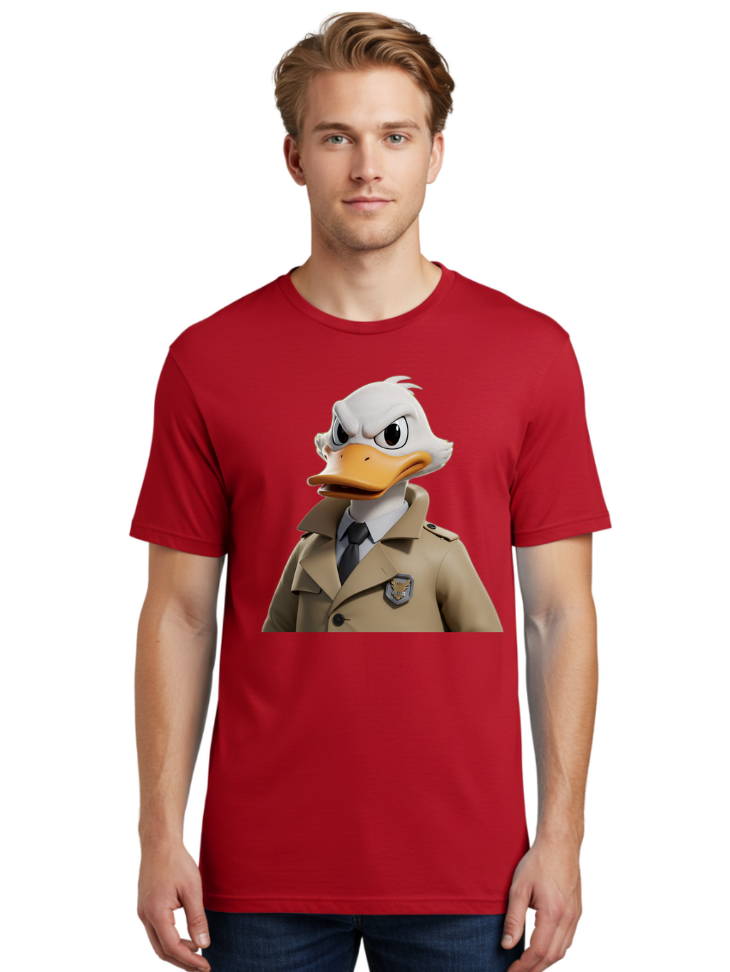 Fbi-Duck Men'S Graphic Tee, 100% Cotton, Comfortable Casual Summer Wear, Machine Washable, Vintage Camera, Old Camera, Antique Camera, Black Camera, Classic Photography, Photography Equipment, Nostalgic Device, Film Camera, Camera Art Bam392