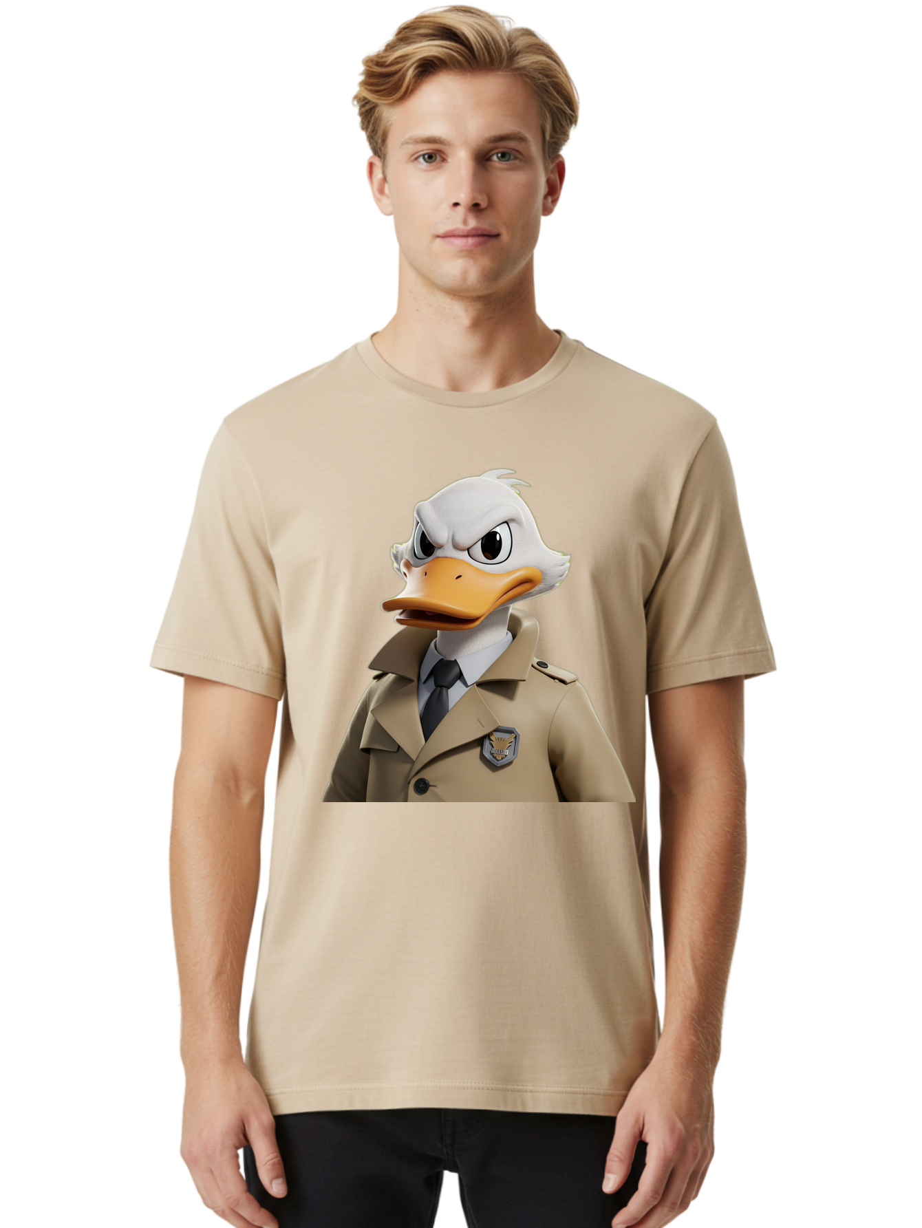 Fbi-Duck Men'S Graphic Tee, 100% Cotton, Comfortable Casual Summer Wear, Machine Washable, Vintage Camera, Old Camera, Antique Camera, Black Camera, Classic Photography, Photography Equipment, Nostalgic Device, Film Camera, Camera Art Bam392
