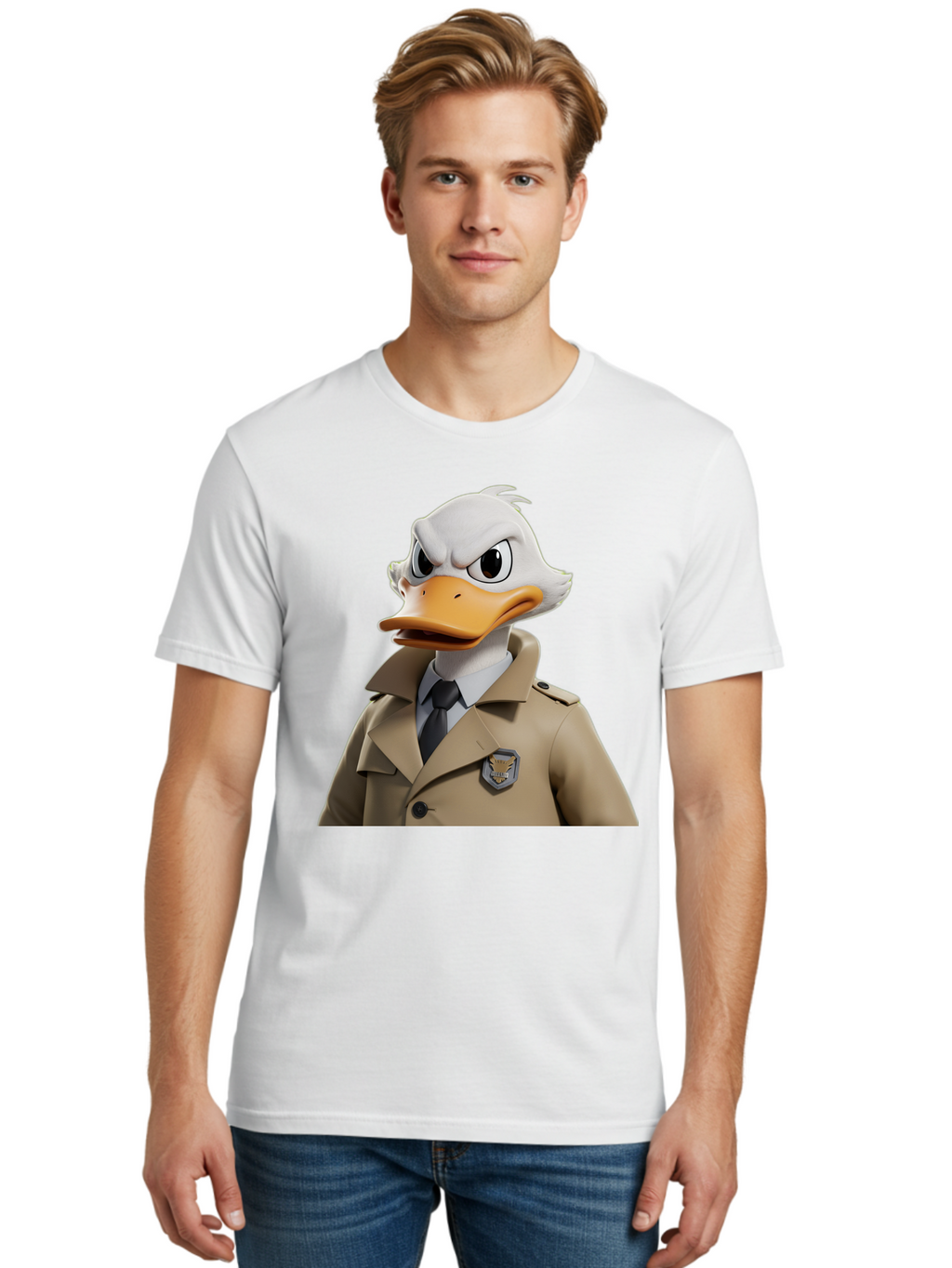 Fbi-Duck Men'S Graphic Tee, 100% Cotton, Comfortable Casual Summer Wear, Machine Washable, Vintage Camera, Old Camera, Antique Camera, Black Camera, Classic Photography, Photography Equipment, Nostalgic Device, Film Camera, Camera Art Bam392