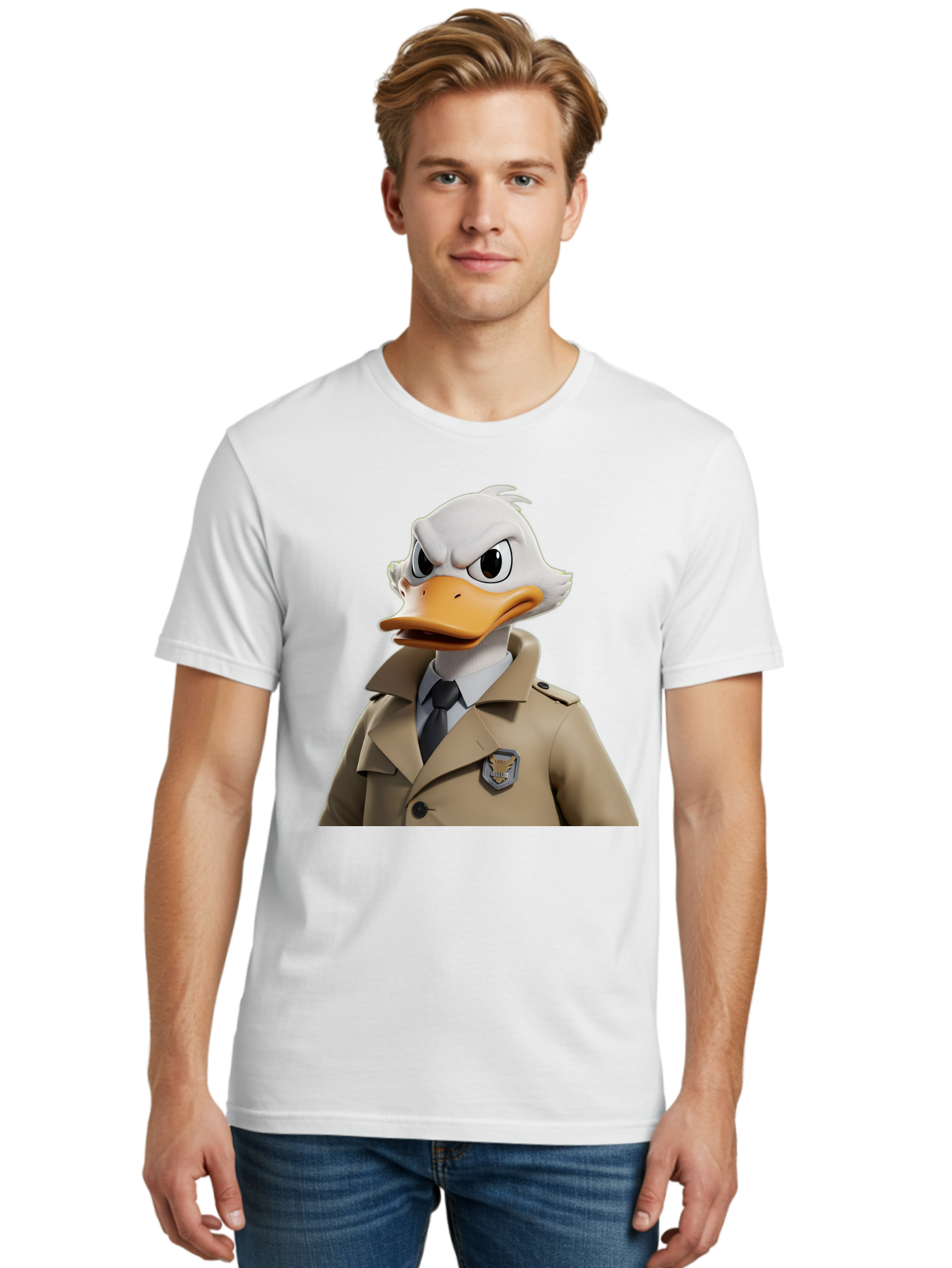 Fbi-Duck Men'S Graphic Tee, 100% Cotton, Comfortable Casual Summer Wear, Machine Washable, Vintage Camera, Old Camera, Antique Camera, Black Camera, Classic Photography, Photography Equipment, Nostalgic Device, Film Camera, Camera Art Bam392
