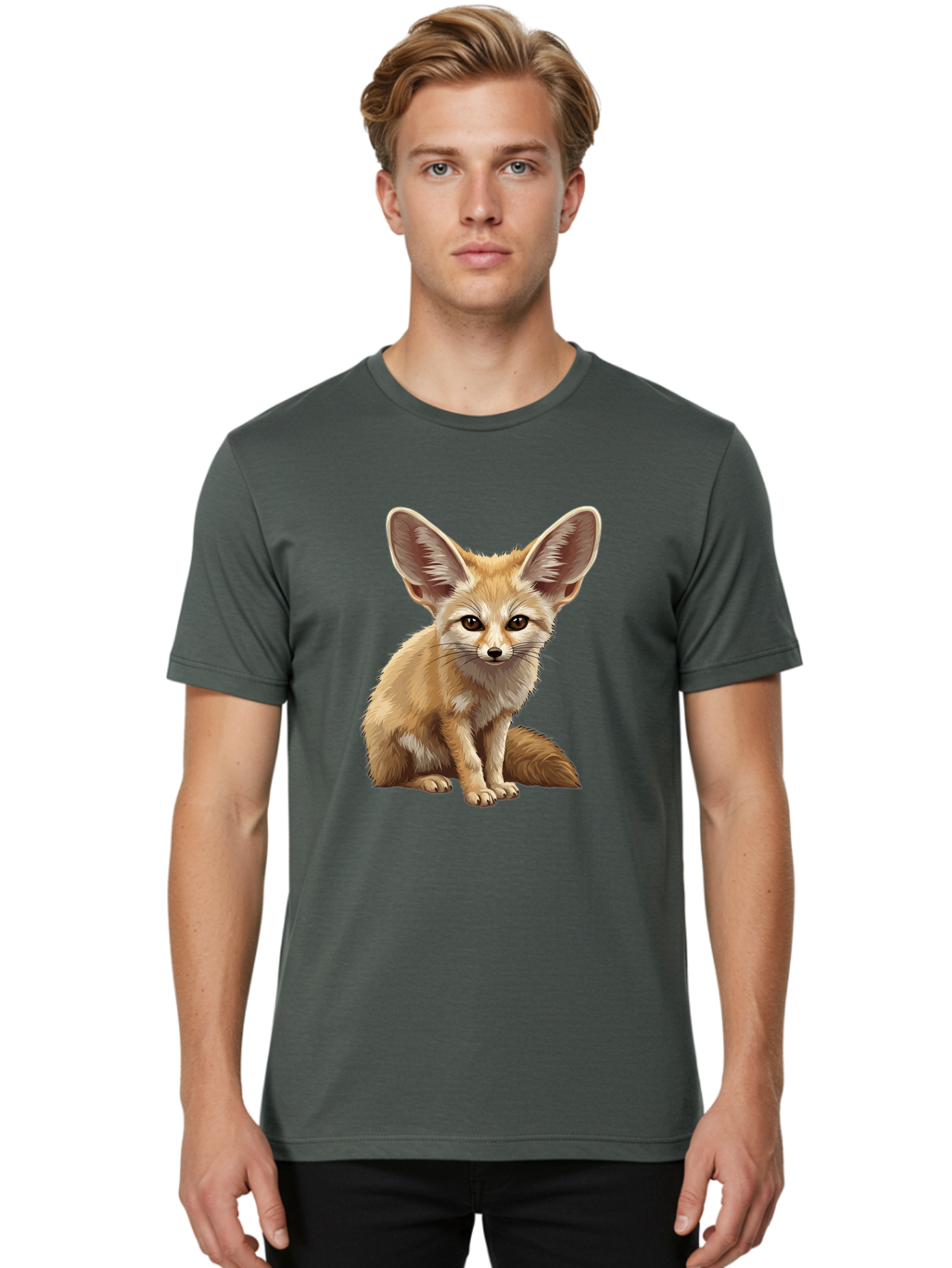 Fennec-Fox Men'S Graphic Tee, 100% Cotton, Comfortable Casual Summer Wear, Machine Washable, Vintage Camera, Old Camera, Antique Camera, Black Camera, Classic Photography, Photography Equipment, Nostalgic Device, Film Camera, Camera Art Bam394