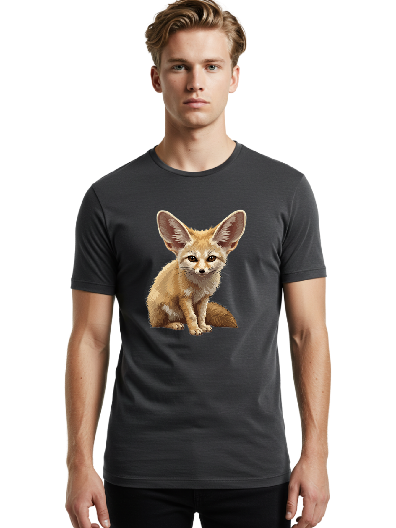 Fennec-Fox Men'S Graphic Tee, 100% Cotton, Comfortable Casual Summer Wear, Machine Washable, Vintage Camera, Old Camera, Antique Camera, Black Camera, Classic Photography, Photography Equipment, Nostalgic Device, Film Camera, Camera Art Bam394