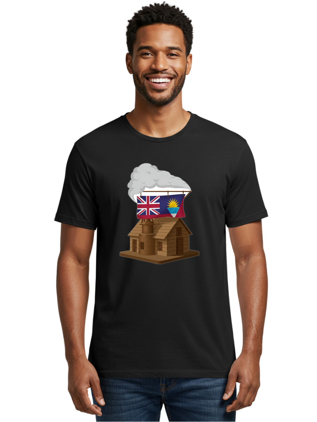 Fiji-Flag-Factory Men'S Graphic Tee, 100% Cotton, Comfortable Casual Summer Wear, Machine Washable, Vintage Camera, Old Camera, Antique Camera, Black Camera, Classic Photography, Photography Equipment, Nostalgic Device, Film Camera, Camera Art Bam395