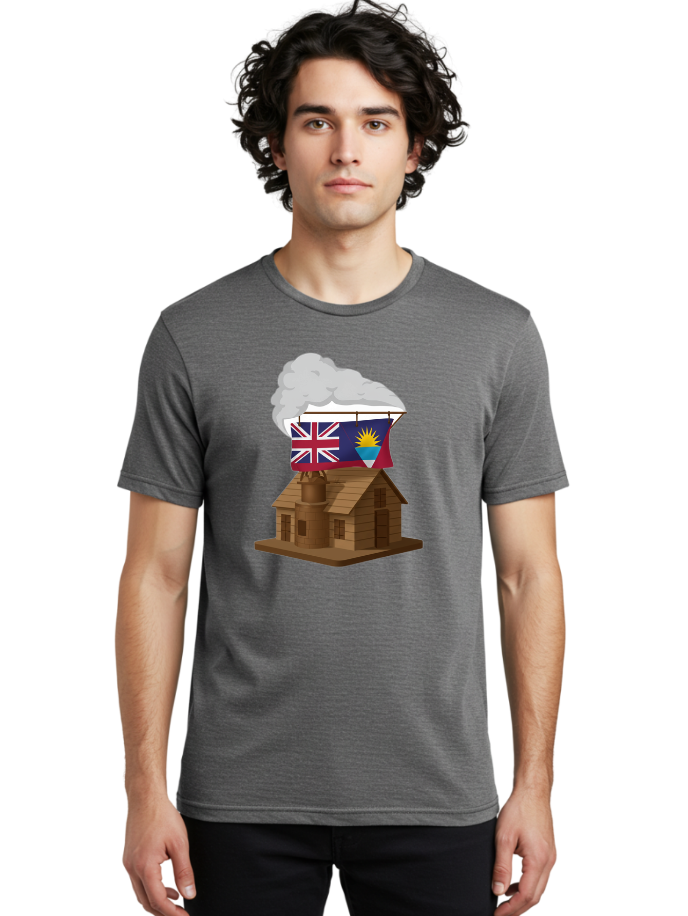 Fiji-Flag-Factory Men'S Graphic Tee, 100% Cotton, Comfortable Casual Summer Wear, Machine Washable, Vintage Camera, Old Camera, Antique Camera, Black Camera, Classic Photography, Photography Equipment, Nostalgic Device, Film Camera, Camera Art Bam395