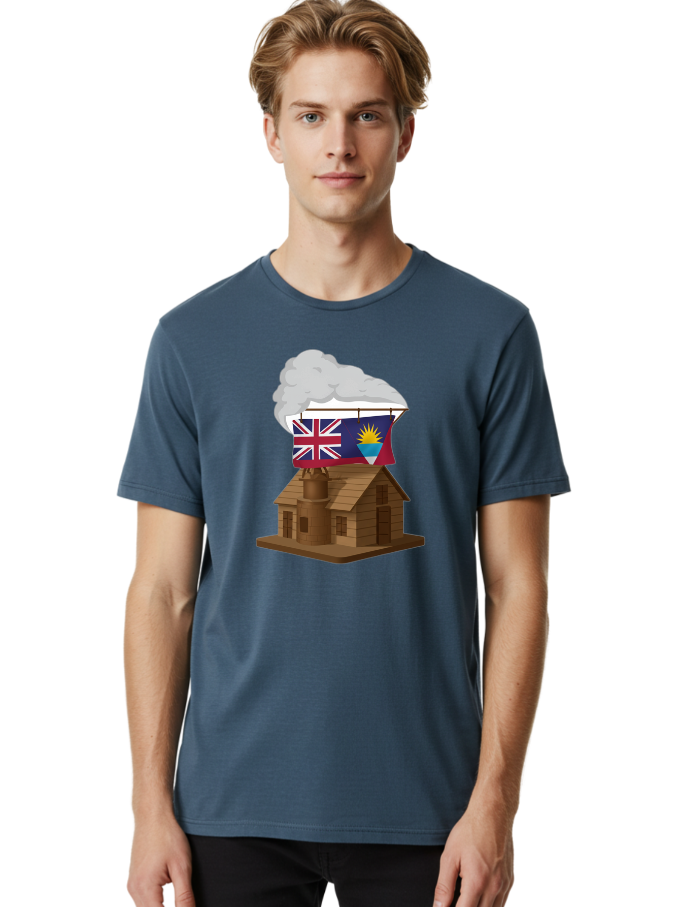 Fiji-Flag-Factory Men'S Graphic Tee, 100% Cotton, Comfortable Casual Summer Wear, Machine Washable, Vintage Camera, Old Camera, Antique Camera, Black Camera, Classic Photography, Photography Equipment, Nostalgic Device, Film Camera, Camera Art Bam395