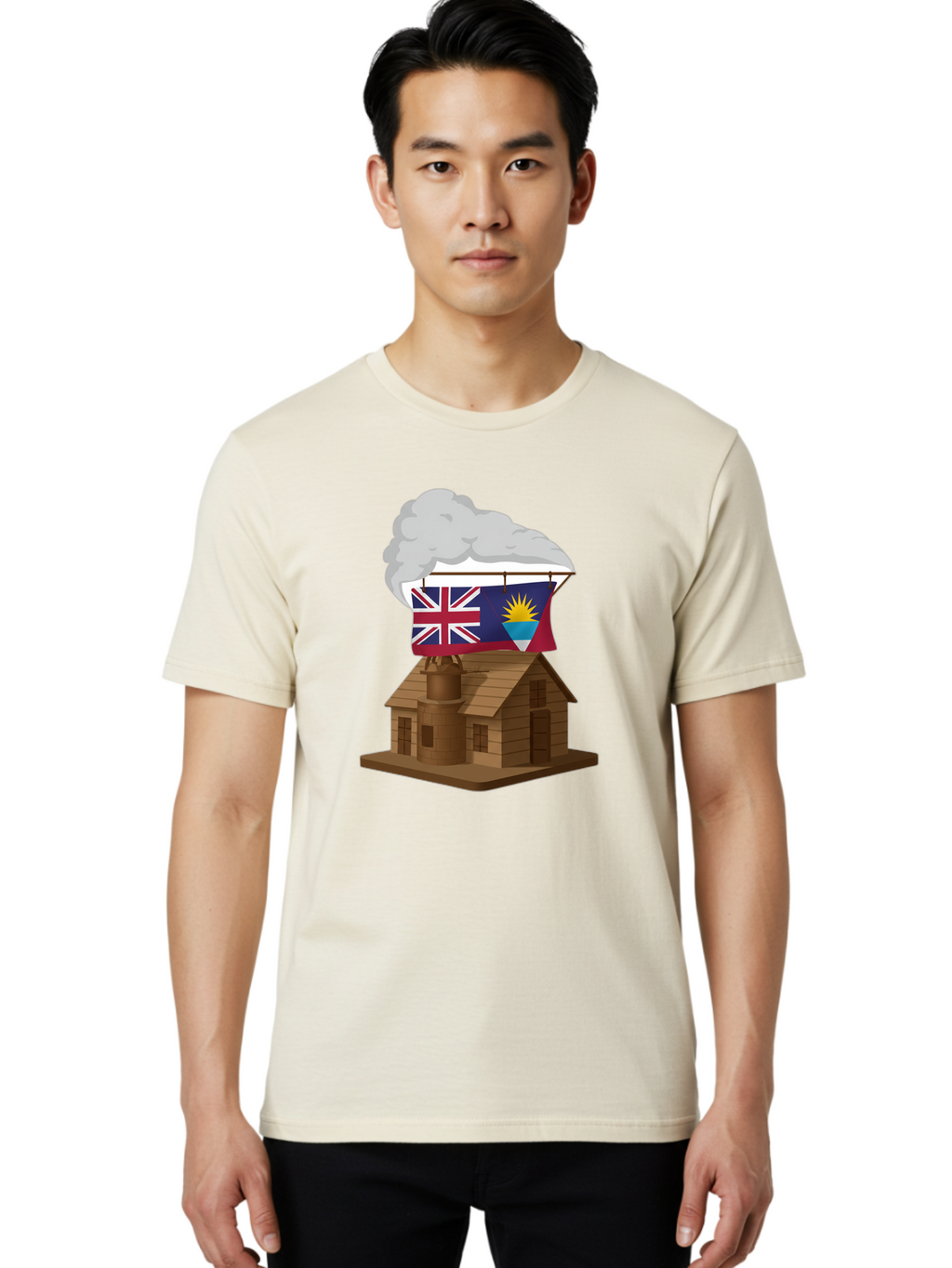 Fiji-Flag-Factory Men'S Graphic Tee, 100% Cotton, Comfortable Casual Summer Wear, Machine Washable, Vintage Camera, Old Camera, Antique Camera, Black Camera, Classic Photography, Photography Equipment, Nostalgic Device, Film Camera, Camera Art Bam395