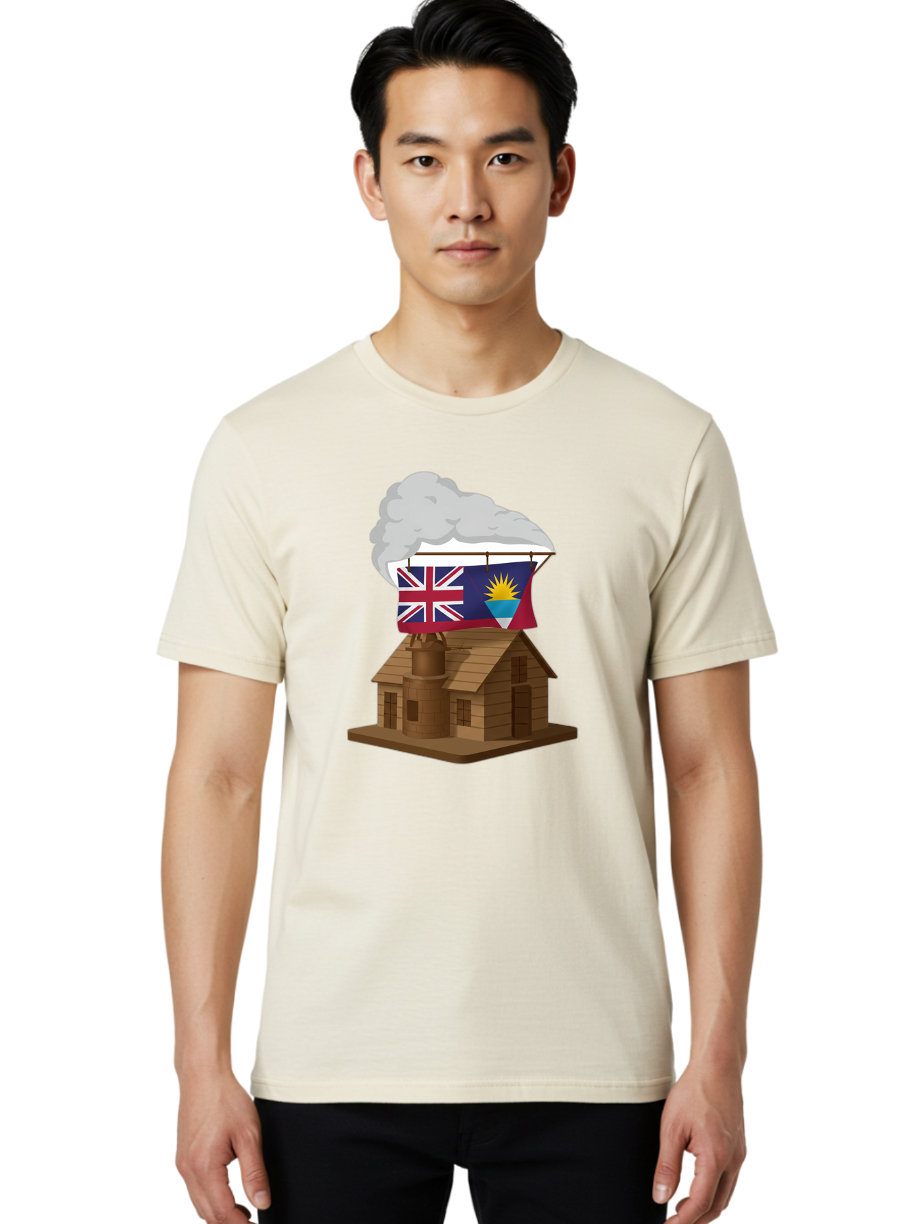 Fiji-Flag-Factory Men'S Graphic Tee, 100% Cotton, Comfortable Casual Summer Wear, Machine Washable, Vintage Camera, Old Camera, Antique Camera, Black Camera, Classic Photography, Photography Equipment, Nostalgic Device, Film Camera, Camera Art Bam395