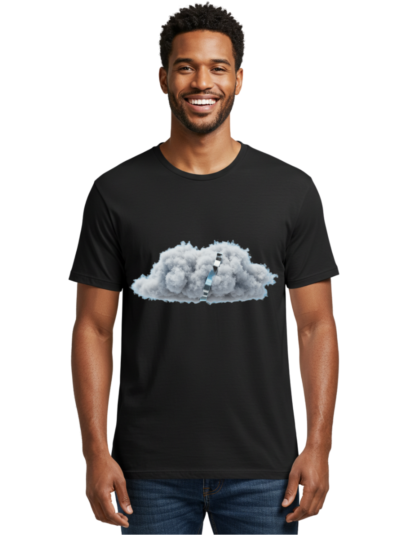 Film-Strip-Cloud Men'S Graphic Tee, 100% Cotton, Comfortable Casual Summer Wear, Machine Washable, Vintage Camera, Old Camera, Antique Camera, Black Camera, Classic Photography, Photography Equipment, Nostalgic Device, Film Camera, Camera Art Bam396
