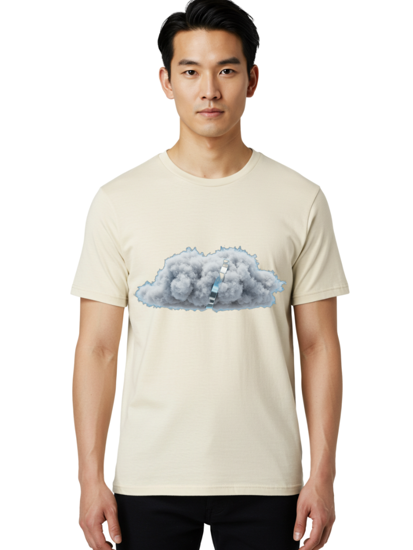 Film-Strip-Cloud Men'S Graphic Tee, 100% Cotton, Comfortable Casual Summer Wear, Machine Washable, Vintage Camera, Old Camera, Antique Camera, Black Camera, Classic Photography, Photography Equipment, Nostalgic Device, Film Camera, Camera Art Bam396