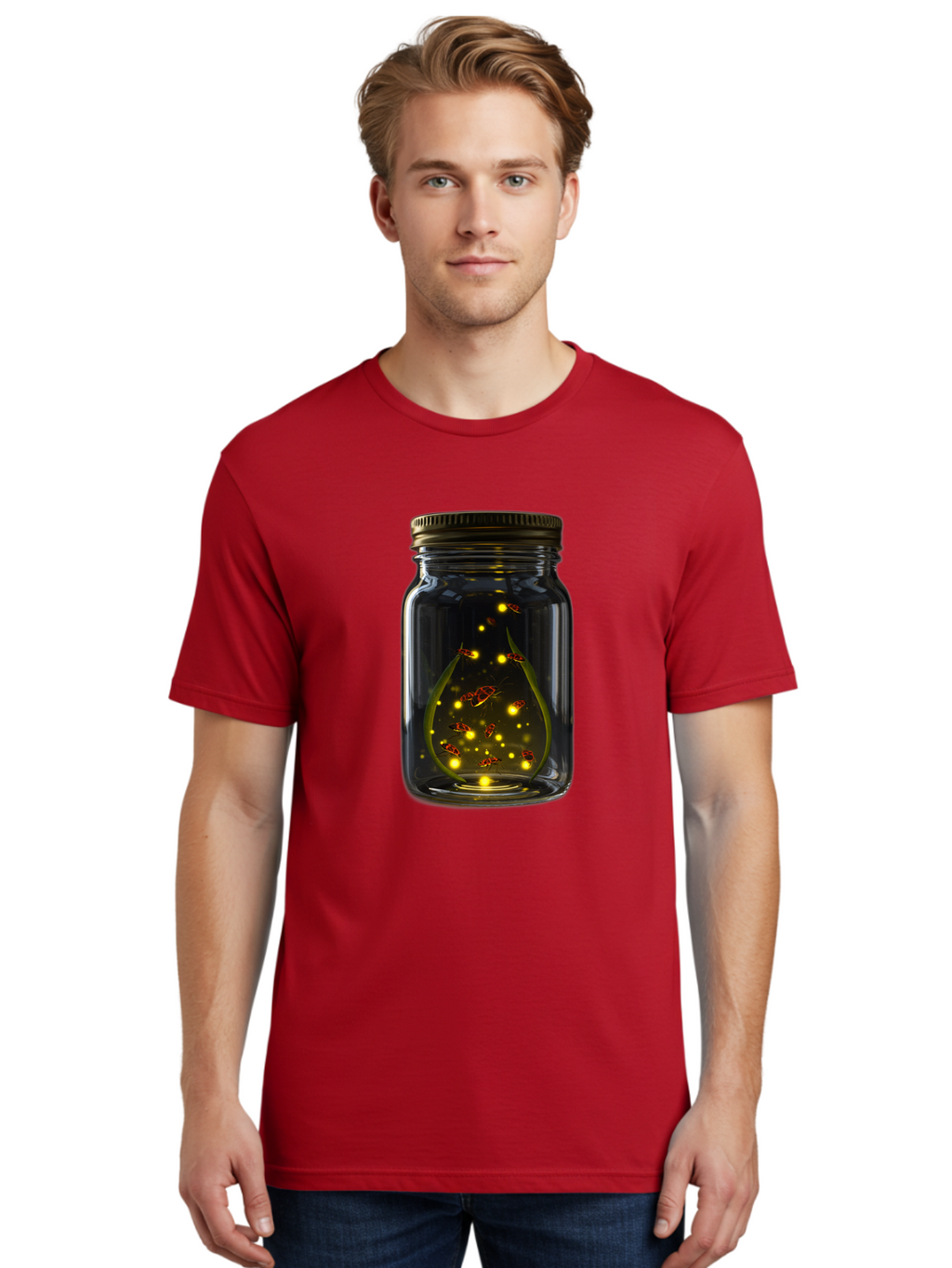 Fireflies-In-A-Jar Men'S Graphic Tee, 100% Cotton, Comfortable Casual Summer Wear, Machine Washable, Vintage Camera, Old Camera, Antique Camera, Black Camera, Classic Photography, Photography Equipment, Nostalgic Device, Film Camera, Bam398