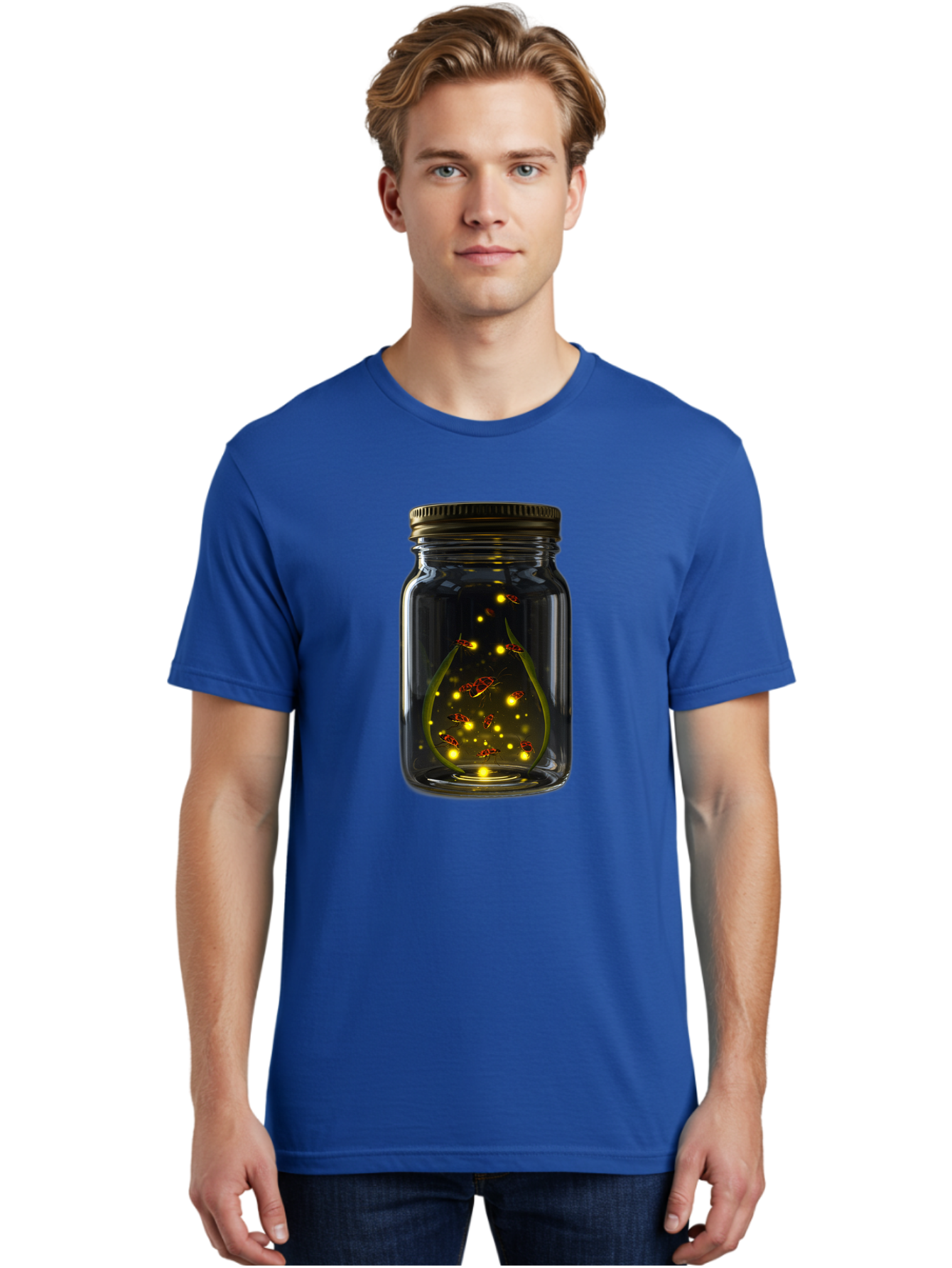 Fireflies-In-A-Jar Men'S Graphic Tee, 100% Cotton, Comfortable Casual Summer Wear, Machine Washable, Vintage Camera, Old Camera, Antique Camera, Black Camera, Classic Photography, Photography Equipment, Nostalgic Device, Film Camera, Bam398