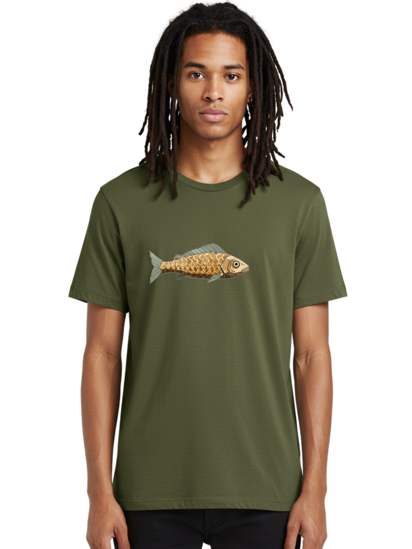 Fish Men'S Graphic Tee, 100% Cotton, Comfortable Casual Summer Wear, Machine Washable, Vintage Camera, Old Camera, Antique Camera, Black Camera, Classic Photography, Photography Equipment, Nostalgic Device, Film Camera, Camera Art Bam404