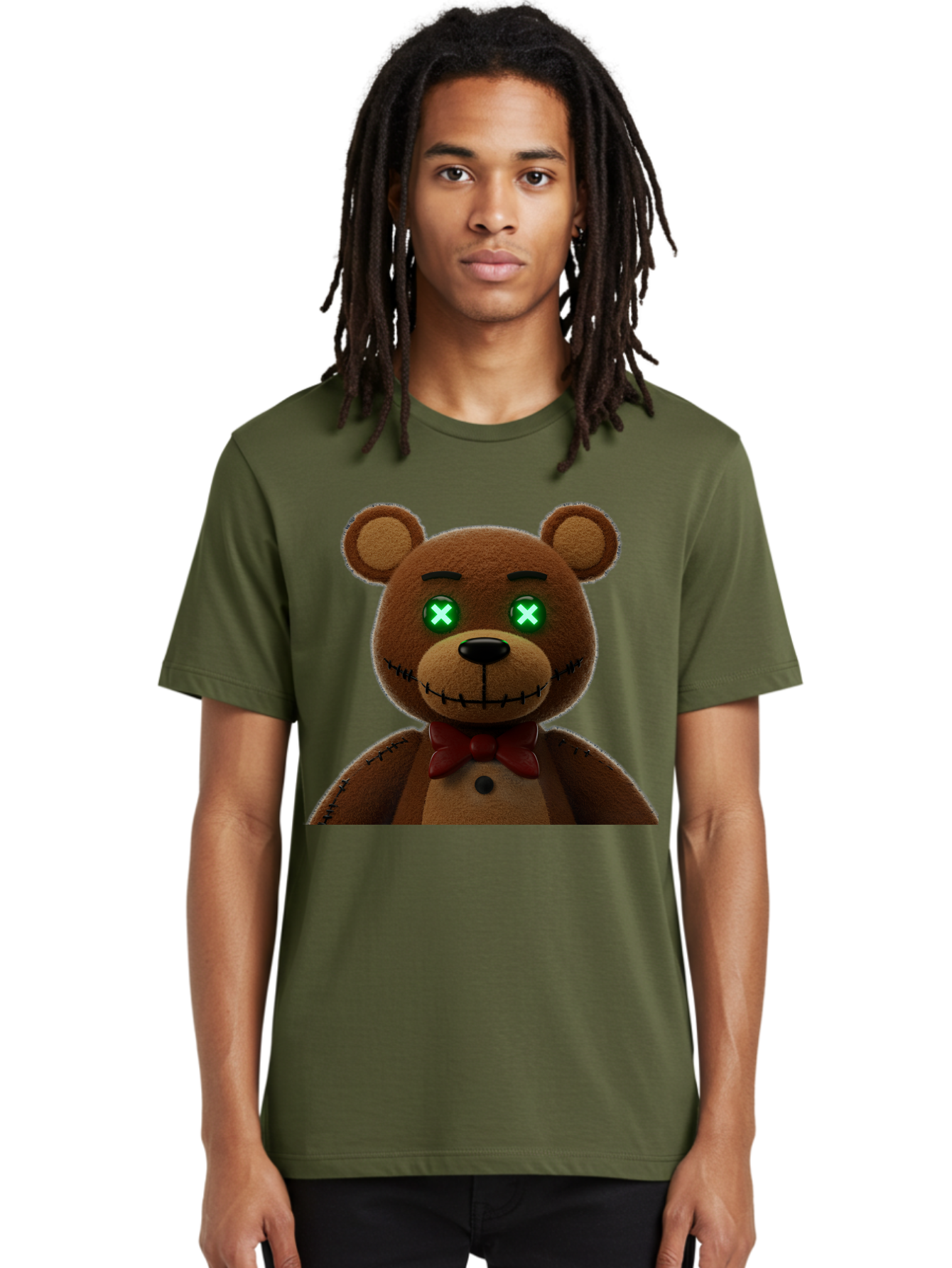 Five-Nights-At-Freddy-S-Bear Men'S Graphic Tee, 100% Cotton, Comfortable Casual Summer Wear, Machine Washable, Vintage Camera, Old Camera, Antique Camera, Black Camera, Classic Photography, Photography Equipment, Nostalgic Device, Film Camera, Bam406