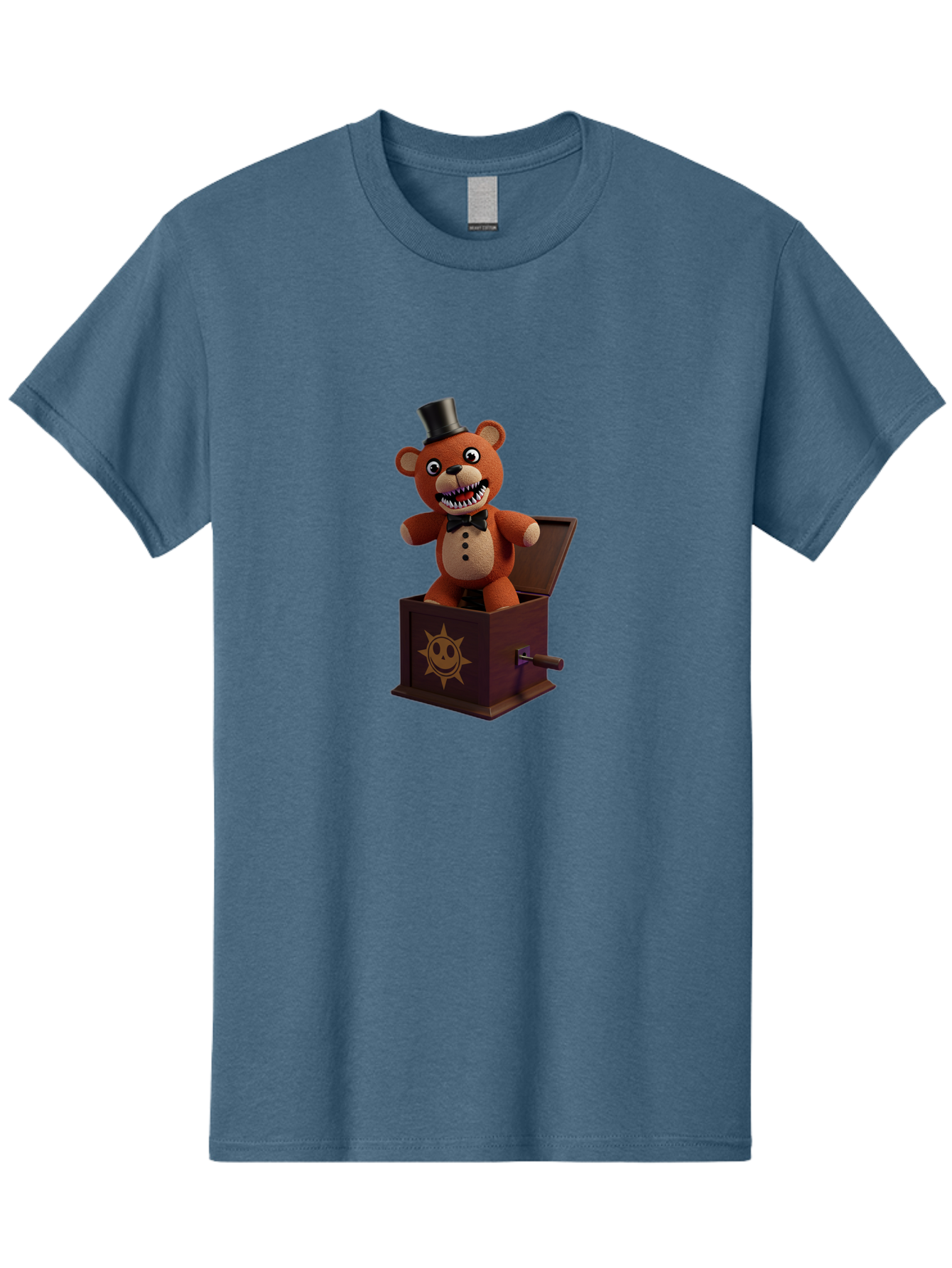 Five-Nights-At-Freddy-S-Jack-In-The-Box Men'S Graphic Tee, 100% Cotton, Comfortable Casual Summer Wear, Machine Washable, Vintage Camera, Old Camera, Antique Camera, Black Camera, Classic Photography, Photography Equipment, Nostalgic Device, Bam407