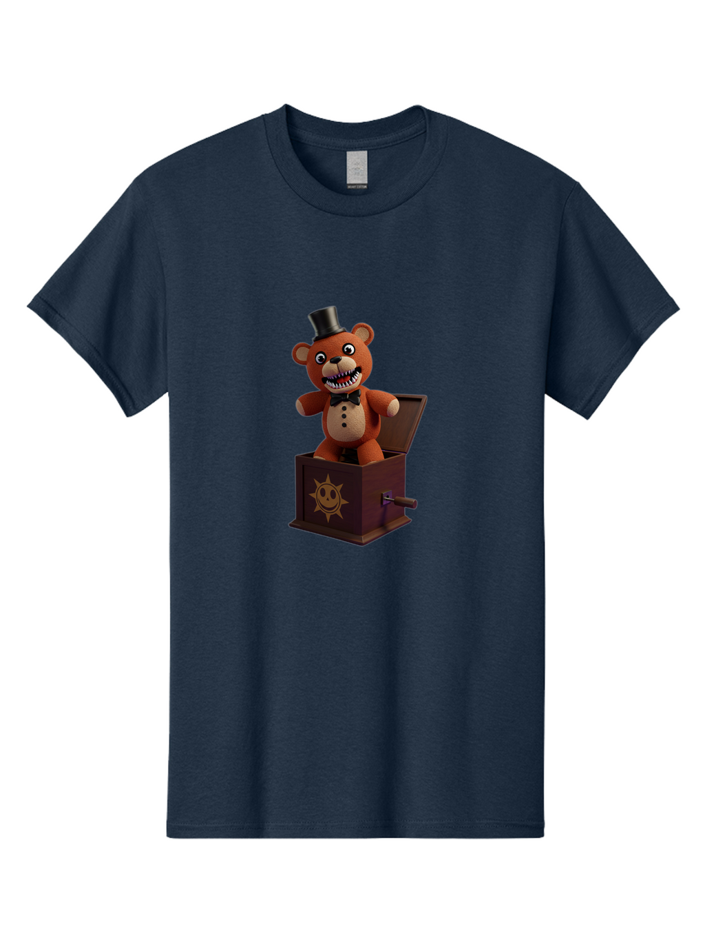 Five-Nights-At-Freddy-S-Jack-In-The-Box Men'S Graphic Tee, 100% Cotton, Comfortable Casual Summer Wear, Machine Washable, Vintage Camera, Old Camera, Antique Camera, Black Camera, Classic Photography, Photography Equipment, Nostalgic Device, Bam407