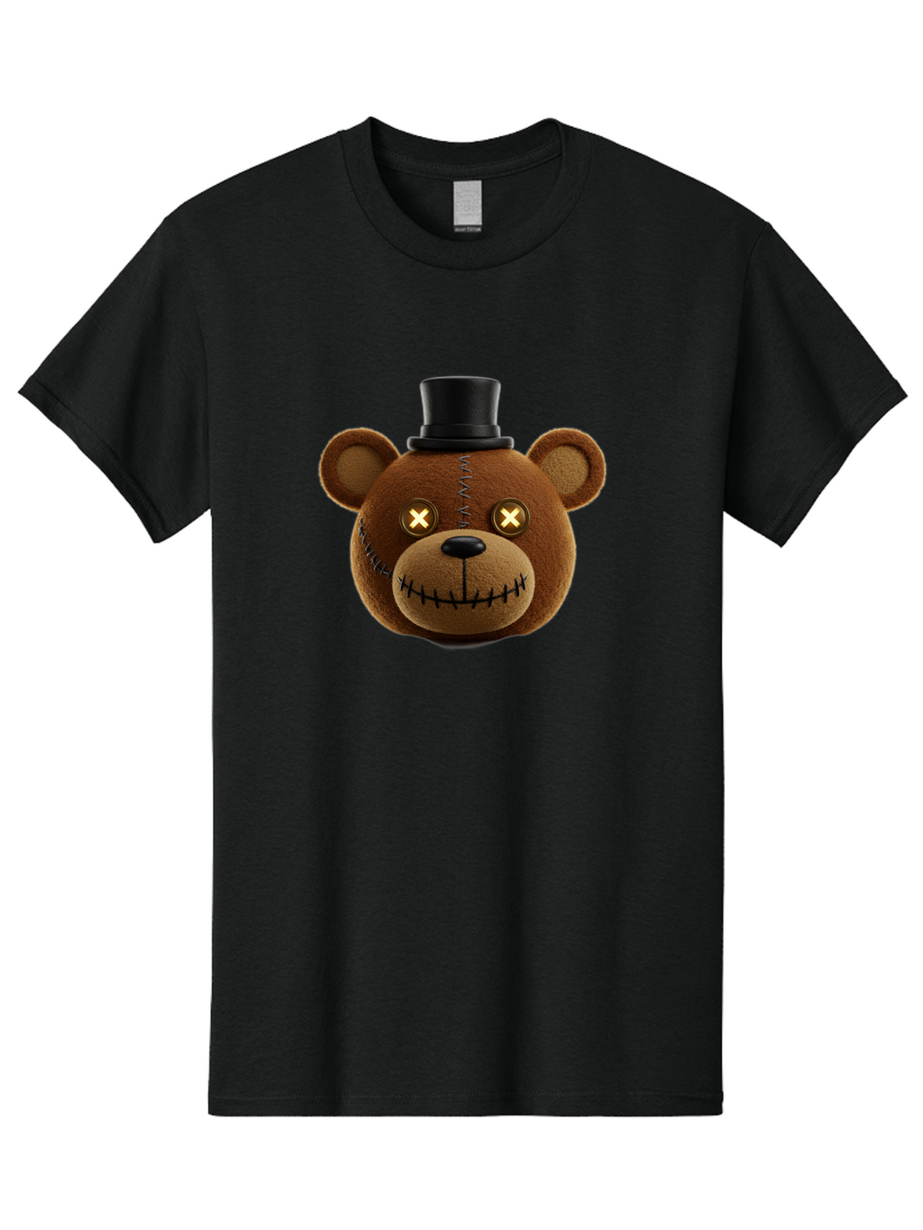Five-Nights-At-Freddy-S-Teddy-Bear Men'S Graphic Tee, 100% Cotton, Comfortable Casual Summer Wear, Machine Washable, Vintage Camera, Old Camera, Antique Camera, Black Camera, Classic Photography, Photography Equipment, Nostalgic Device, Bam408