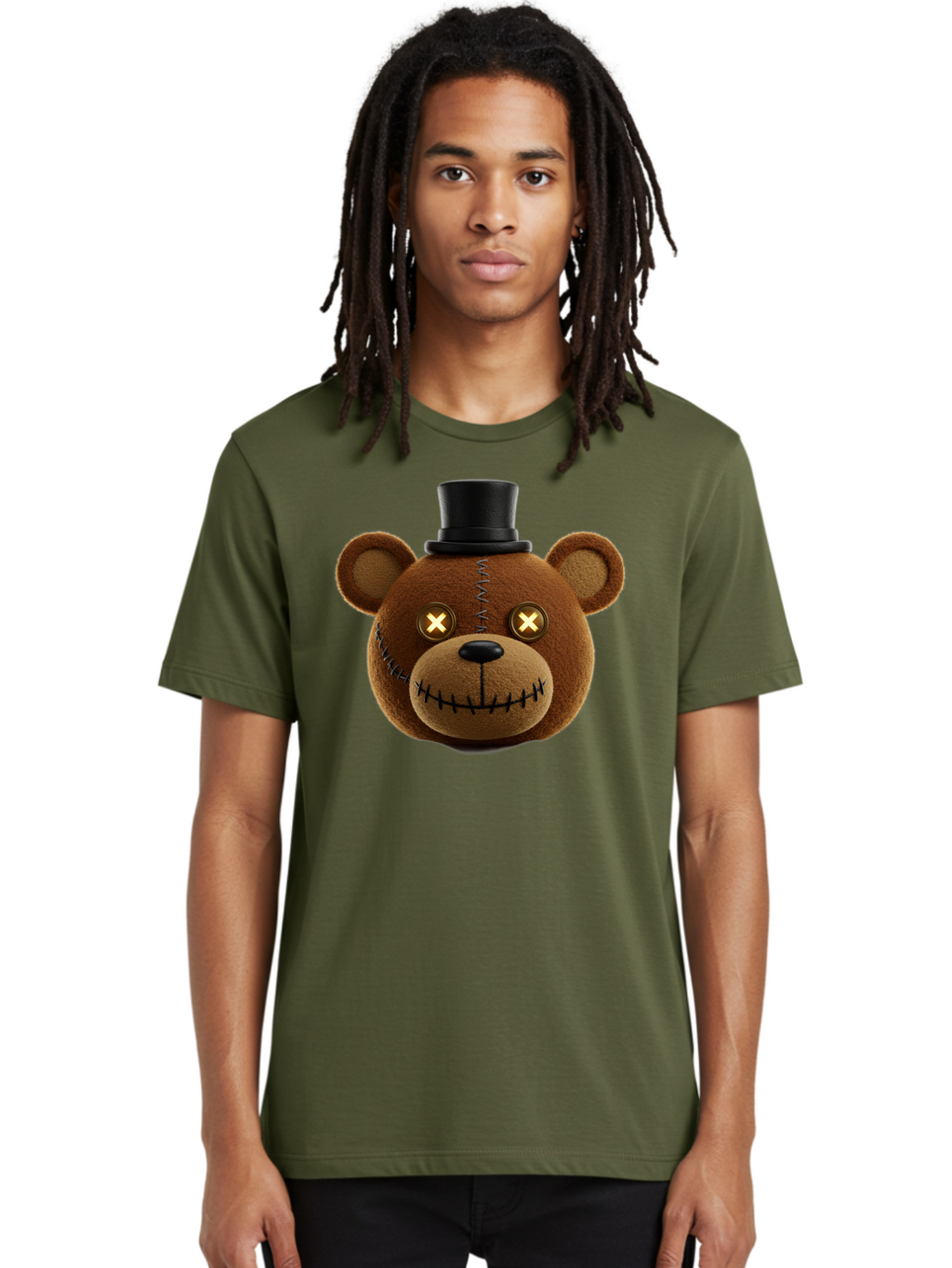 Five-Nights-At-Freddy-S-Teddy-Bear Men'S Graphic Tee, 100% Cotton, Comfortable Casual Summer Wear, Machine Washable, Vintage Camera, Old Camera, Antique Camera, Black Camera, Classic Photography, Photography Equipment, Nostalgic Device, Bam408