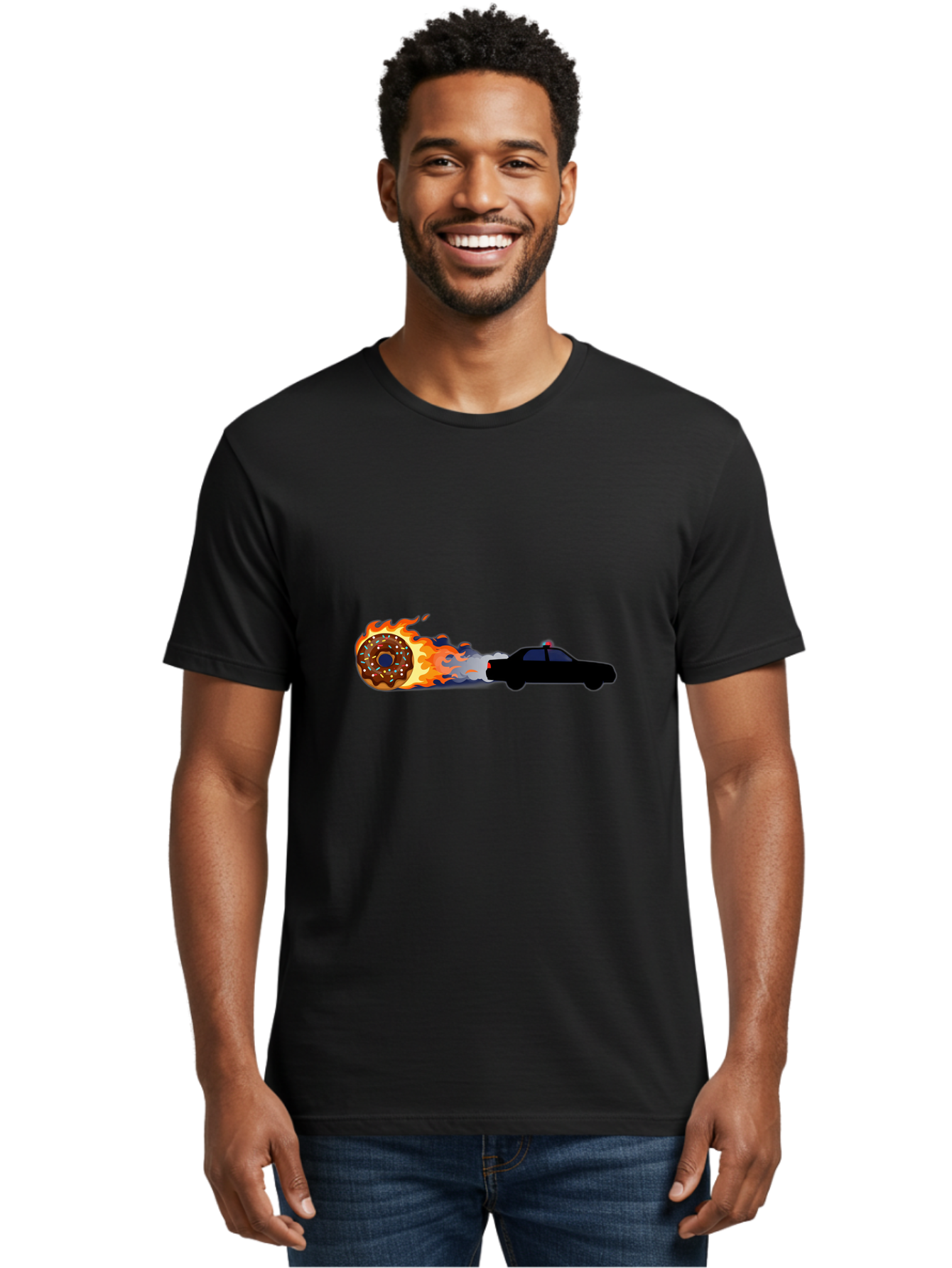 Flaming-Donut Men'S Graphic Tee, 100% Cotton, Comfortable Casual Summer Wear, Machine Washable, Vintage Camera, Old Camera, Antique Camera, Black Camera, Classic Photography, Photography Equipment, Nostalgic Device, Film Camera, Camera Art Bam411