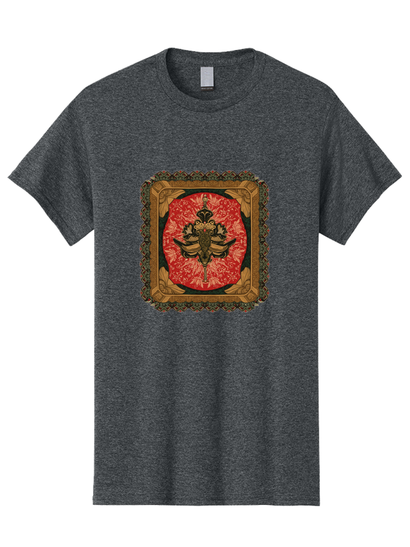 Fleur-De-Lis-Emblem Men'S Graphic Tee, 100% Cotton, Comfortable Casual Summer Wear, Machine Washable, Vintage Camera, Old Camera, Antique Camera, Black Camera, Classic Photography, Photography Equipment, Nostalgic Device, Film Camera, Bam414