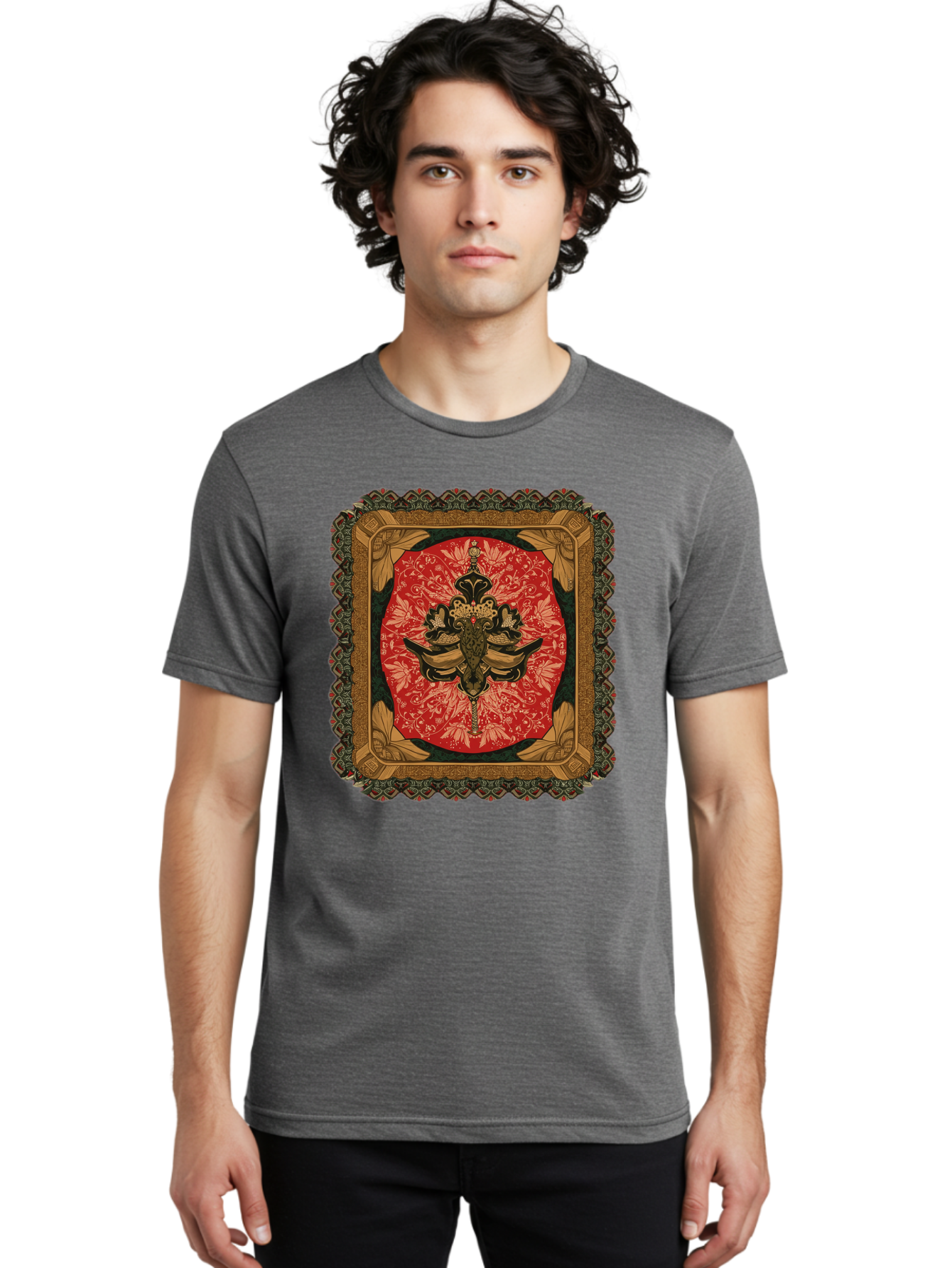 Fleur-De-Lis-Emblem Men'S Graphic Tee, 100% Cotton, Comfortable Casual Summer Wear, Machine Washable, Vintage Camera, Old Camera, Antique Camera, Black Camera, Classic Photography, Photography Equipment, Nostalgic Device, Film Camera, Bam414