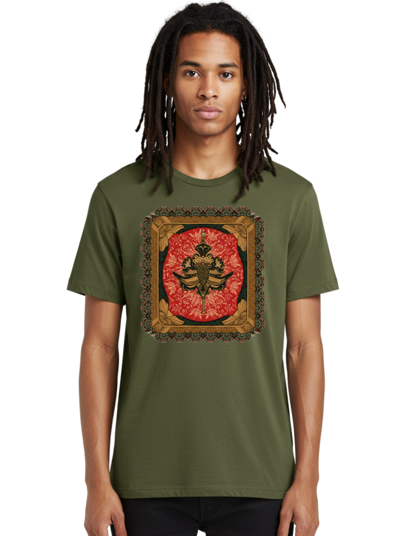 Fleur-De-Lis-Emblem Men'S Graphic Tee, 100% Cotton, Comfortable Casual Summer Wear, Machine Washable, Vintage Camera, Old Camera, Antique Camera, Black Camera, Classic Photography, Photography Equipment, Nostalgic Device, Film Camera, Bam414