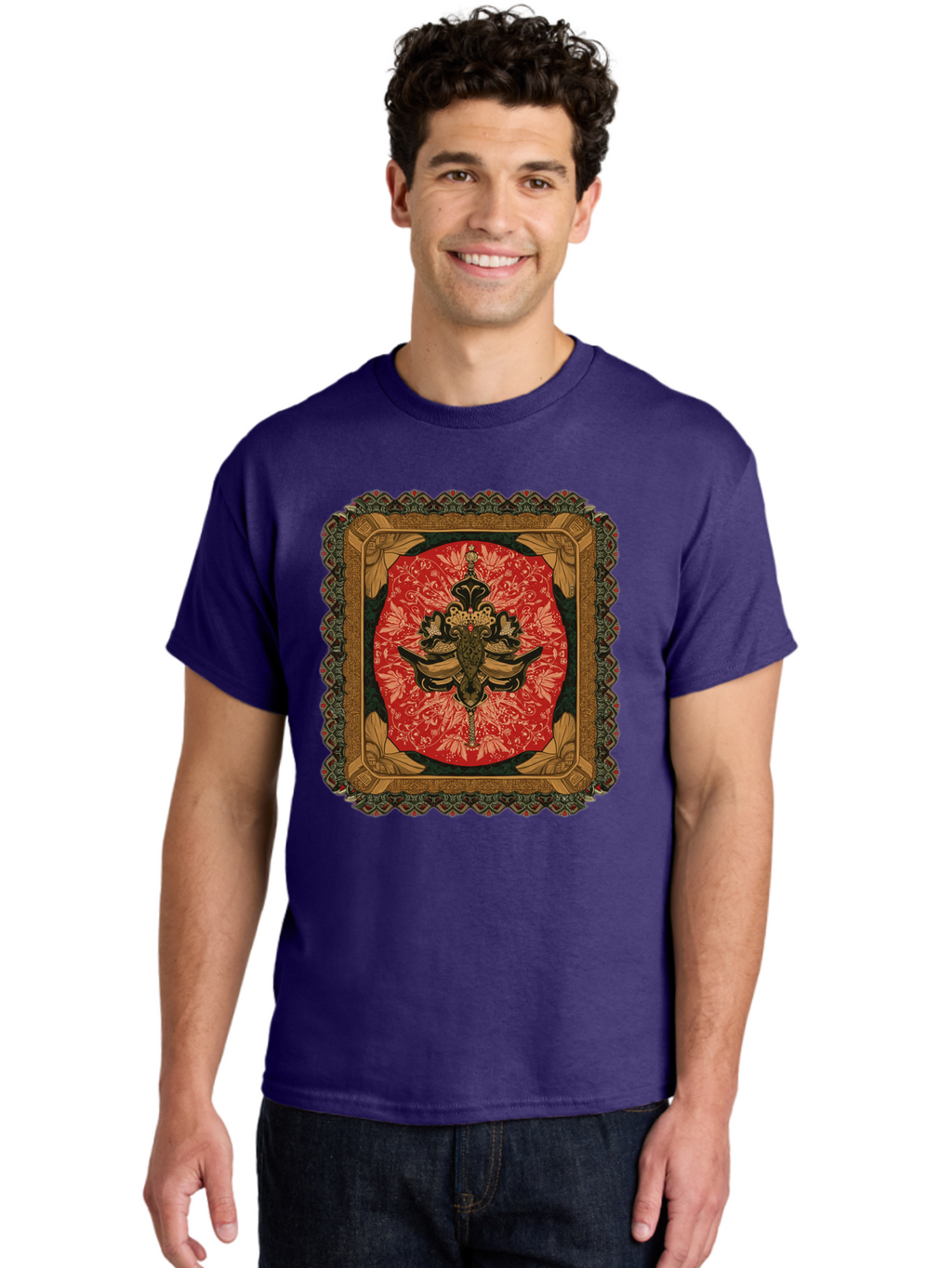 Fleur-De-Lis-Emblem Men'S Graphic Tee, 100% Cotton, Comfortable Casual Summer Wear, Machine Washable, Vintage Camera, Old Camera, Antique Camera, Black Camera, Classic Photography, Photography Equipment, Nostalgic Device, Film Camera, Bam414