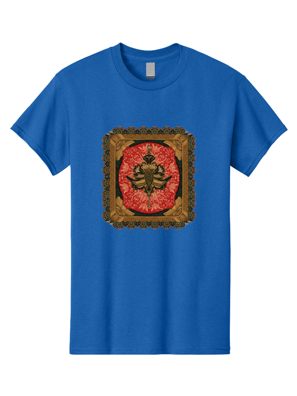 Fleur-De-Lis-Emblem Men'S Graphic Tee, 100% Cotton, Comfortable Casual Summer Wear, Machine Washable, Vintage Camera, Old Camera, Antique Camera, Black Camera, Classic Photography, Photography Equipment, Nostalgic Device, Film Camera, Bam414