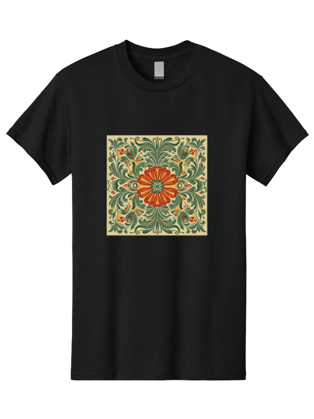 Floral-Pattern Men'S Graphic Tee, 100% Cotton, Comfortable Casual Summer Wear, Machine Washable, Vintage Camera, Old Camera, Antique Camera, Black Camera, Classic Photography, Photography Equipment, Nostalgic Device, Film Camera, Camera Art Bam420