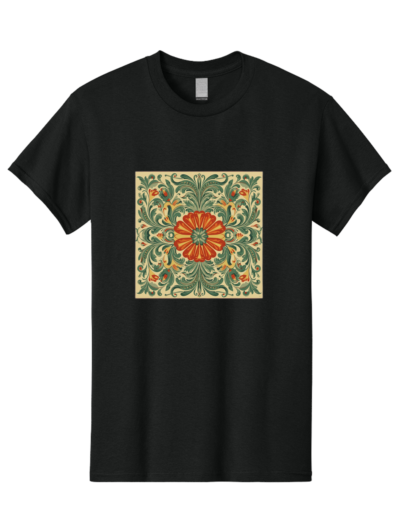 Floral-Pattern Men'S Graphic Tee, 100% Cotton, Comfortable Casual Summer Wear, Machine Washable, Vintage Camera, Old Camera, Antique Camera, Black Camera, Classic Photography, Photography Equipment, Nostalgic Device, Film Camera, Camera Art Bam420