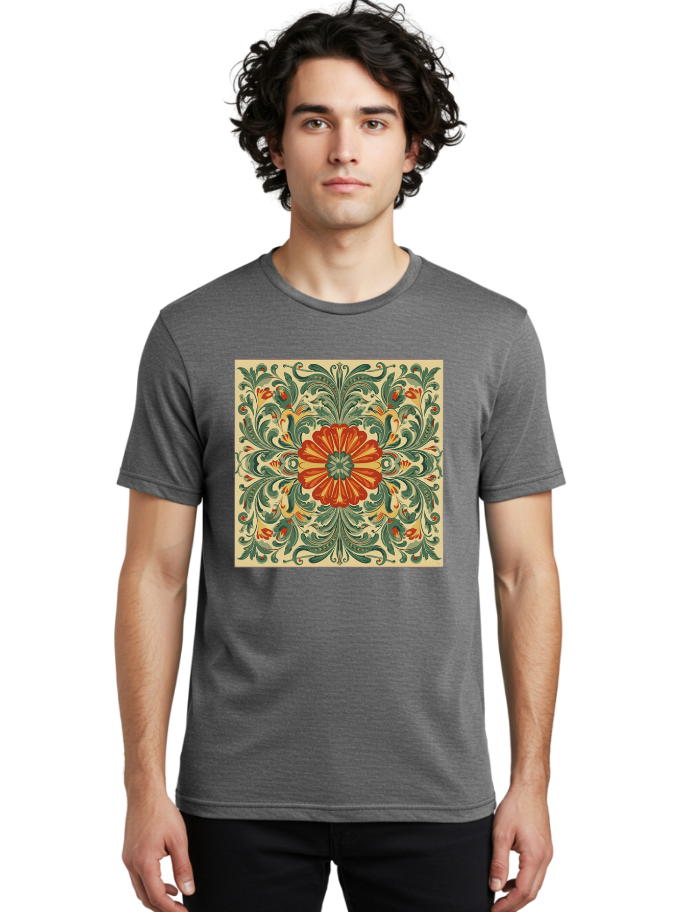 Floral-Pattern Men'S Graphic Tee, 100% Cotton, Comfortable Casual Summer Wear, Machine Washable, Vintage Camera, Old Camera, Antique Camera, Black Camera, Classic Photography, Photography Equipment, Nostalgic Device, Film Camera, Camera Art Bam420