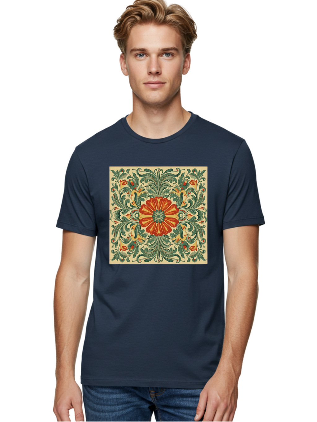 Floral-Pattern Men'S Graphic Tee, 100% Cotton, Comfortable Casual Summer Wear, Machine Washable, Vintage Camera, Old Camera, Antique Camera, Black Camera, Classic Photography, Photography Equipment, Nostalgic Device, Film Camera, Camera Art Bam420