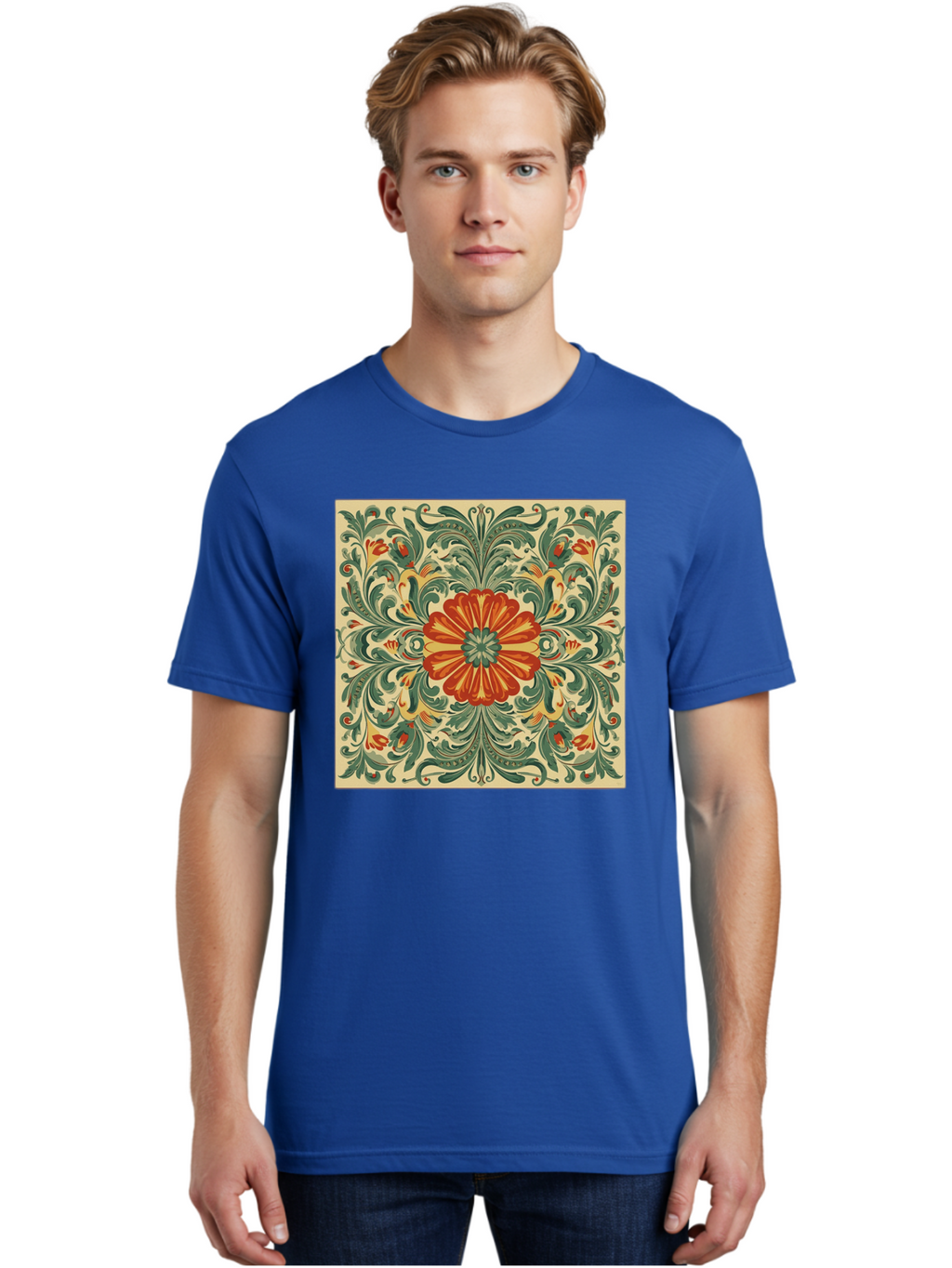 Floral-Pattern Men'S Graphic Tee, 100% Cotton, Comfortable Casual Summer Wear, Machine Washable, Vintage Camera, Old Camera, Antique Camera, Black Camera, Classic Photography, Photography Equipment, Nostalgic Device, Film Camera, Camera Art Bam420