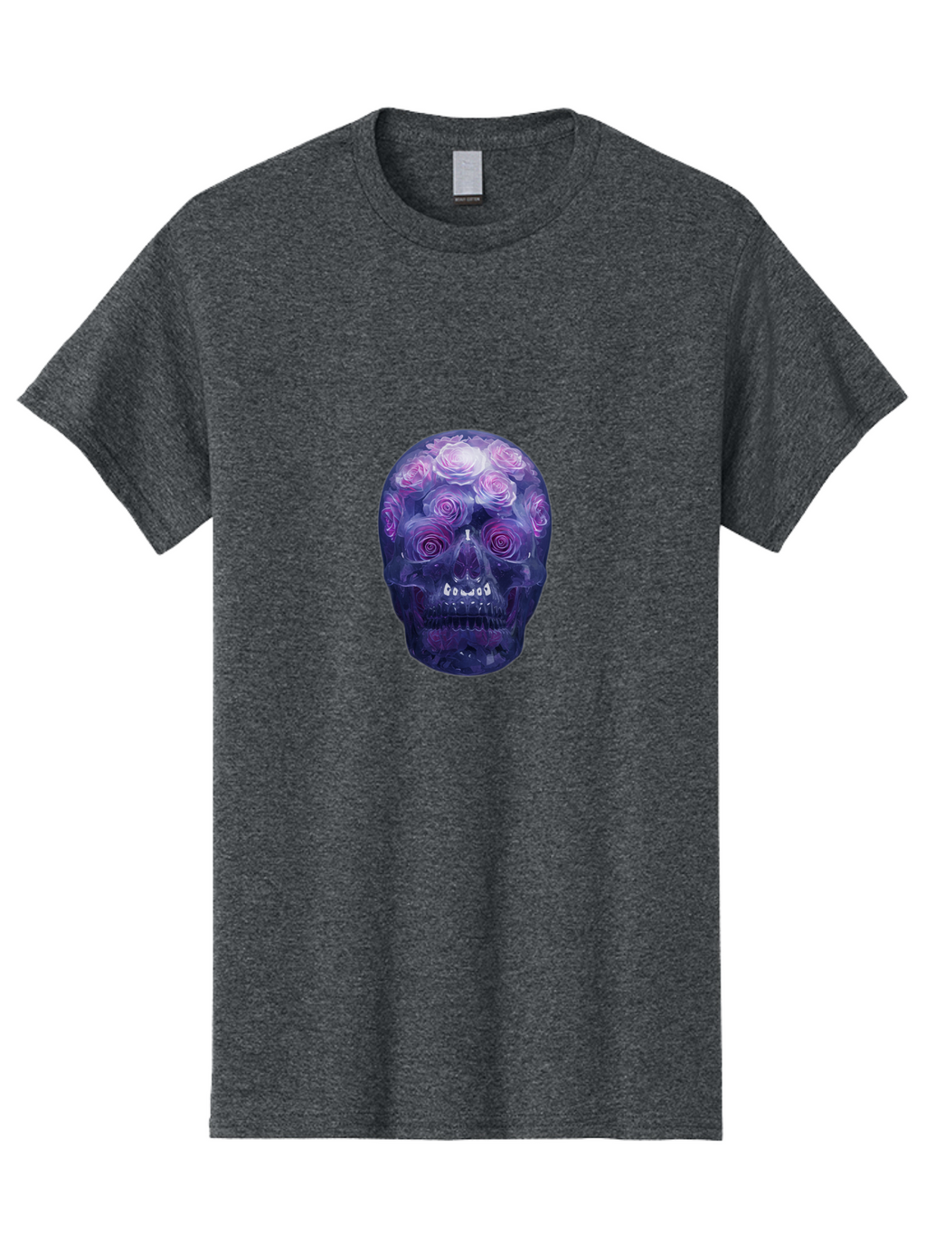 Floral-Skull-1 Men'S Graphic Tee, 100% Cotton, Comfortable Casual Summer Wear, Machine Washable, Vintage Camera, Old Camera, Antique Camera, Black Camera, Classic Photography, Photography Equipment, Nostalgic Device, Film Camera, Camera Art Bam421